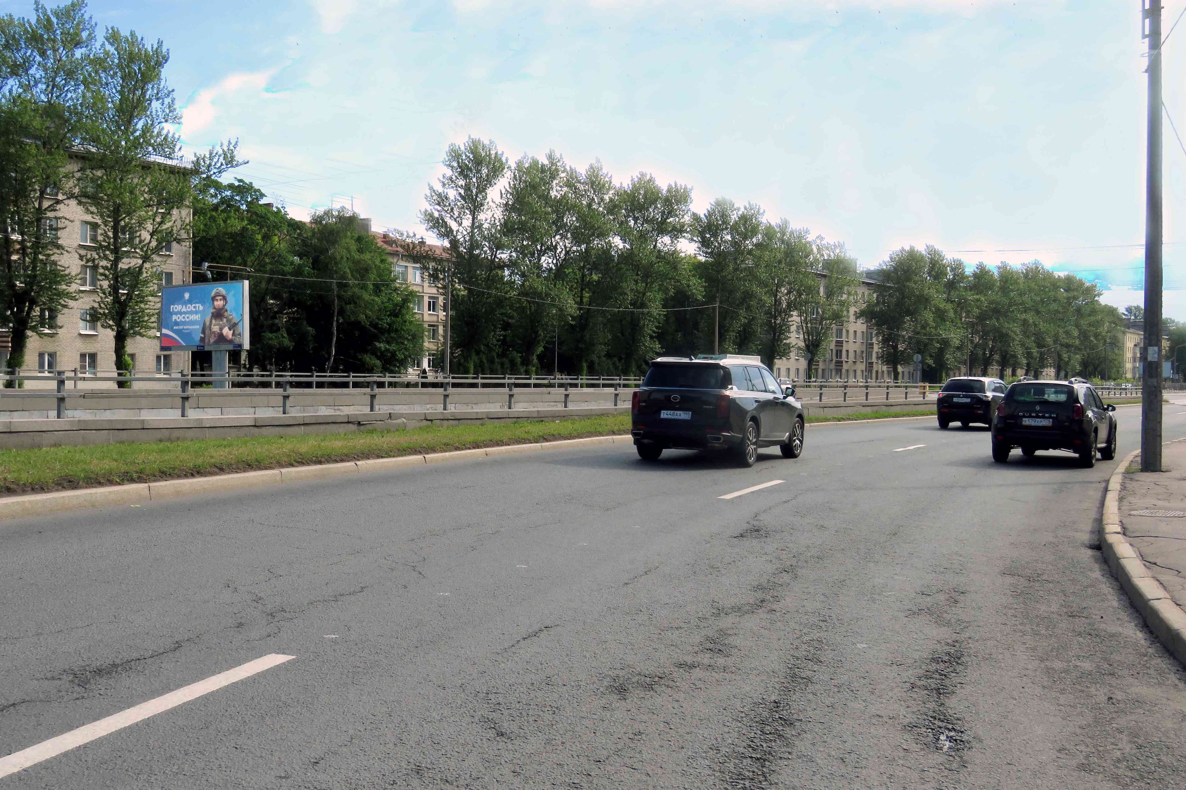 Санкт-Петербург. Орджоникидзе ул./Победы пл., сторона Б