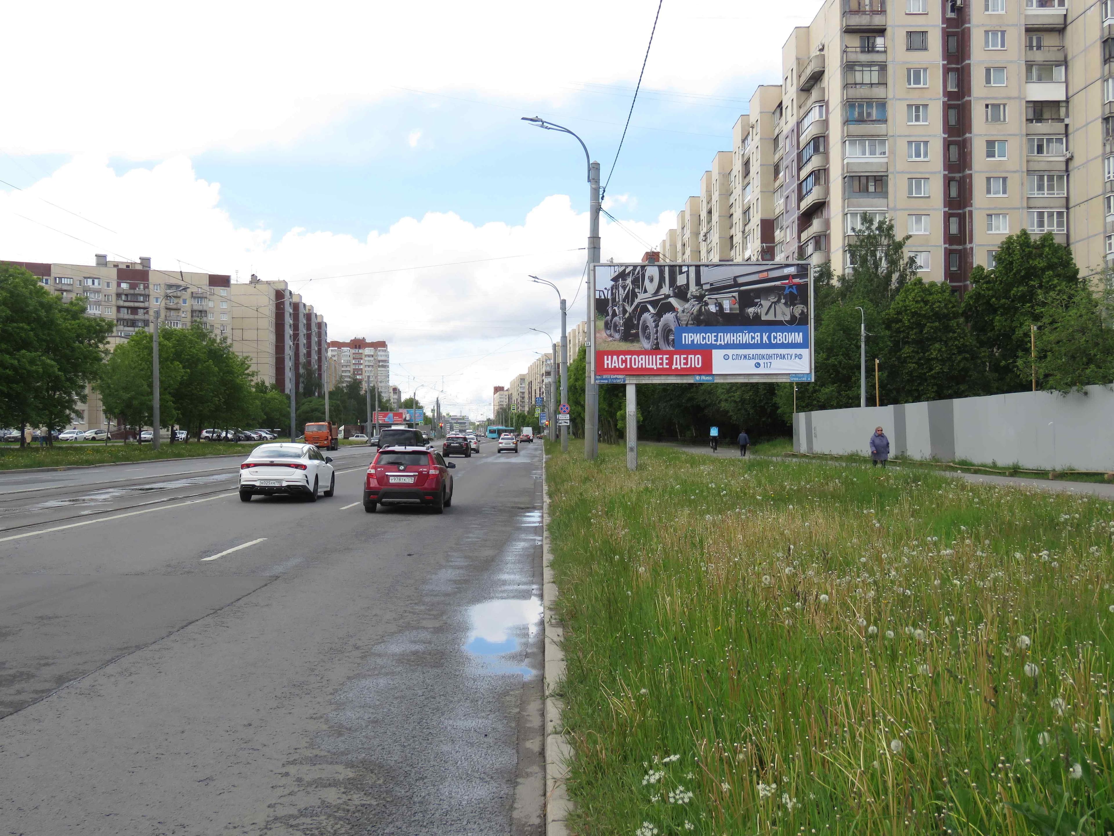Санкт-Петербург. Шлиссельбургский пр. 20 к.1 (из города), сторона А