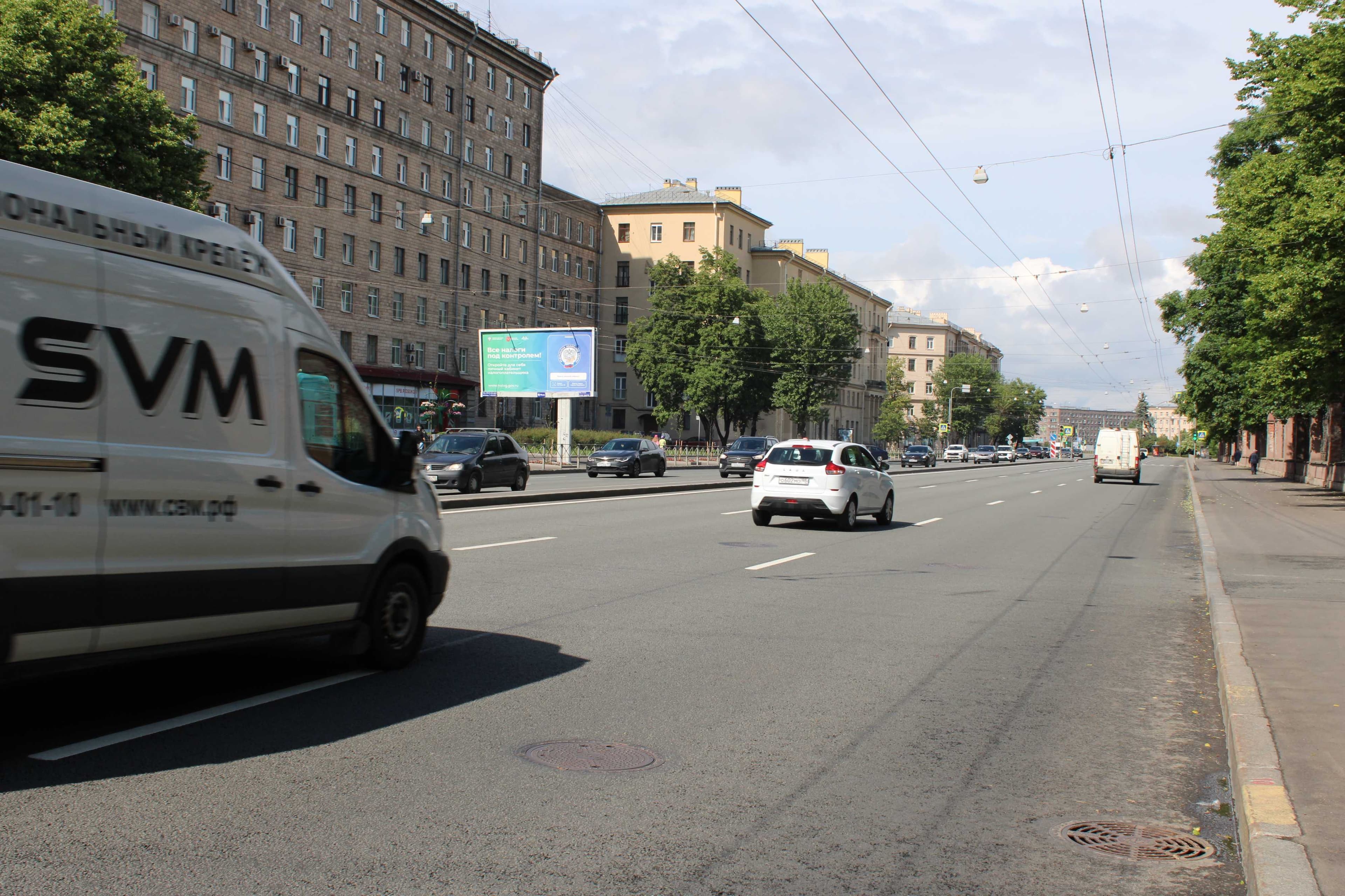 Санкт-Петербург. Стачек пр., д. 21 / Тихомировская ул., сторона Б