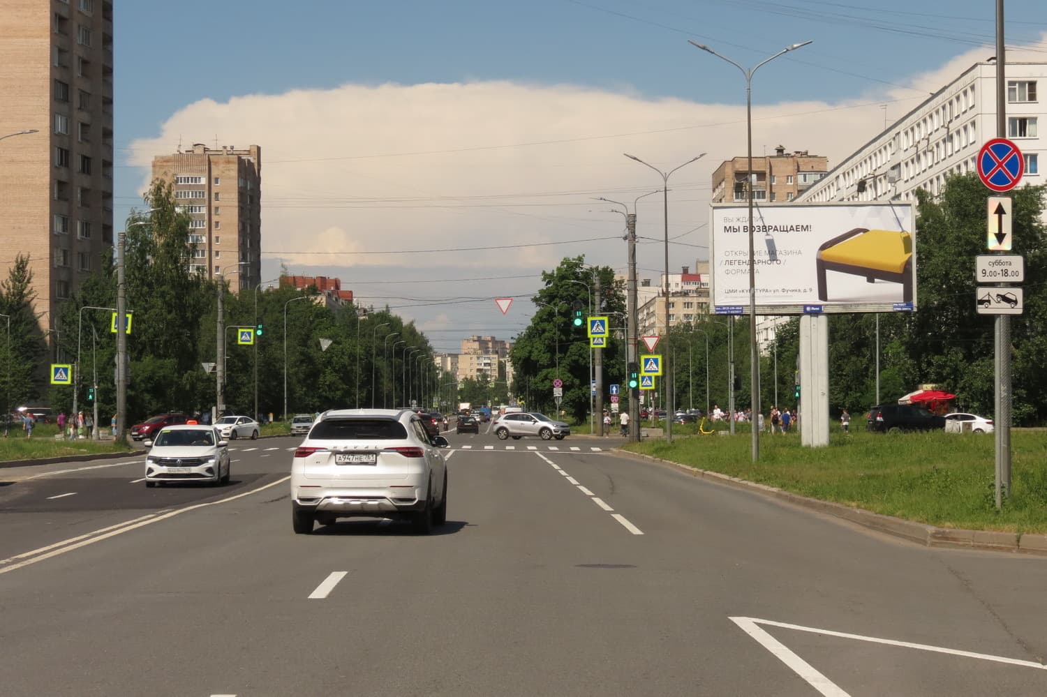 Санкт-Петербург. Товарищеский пр. / Подвойского ул., сторона А