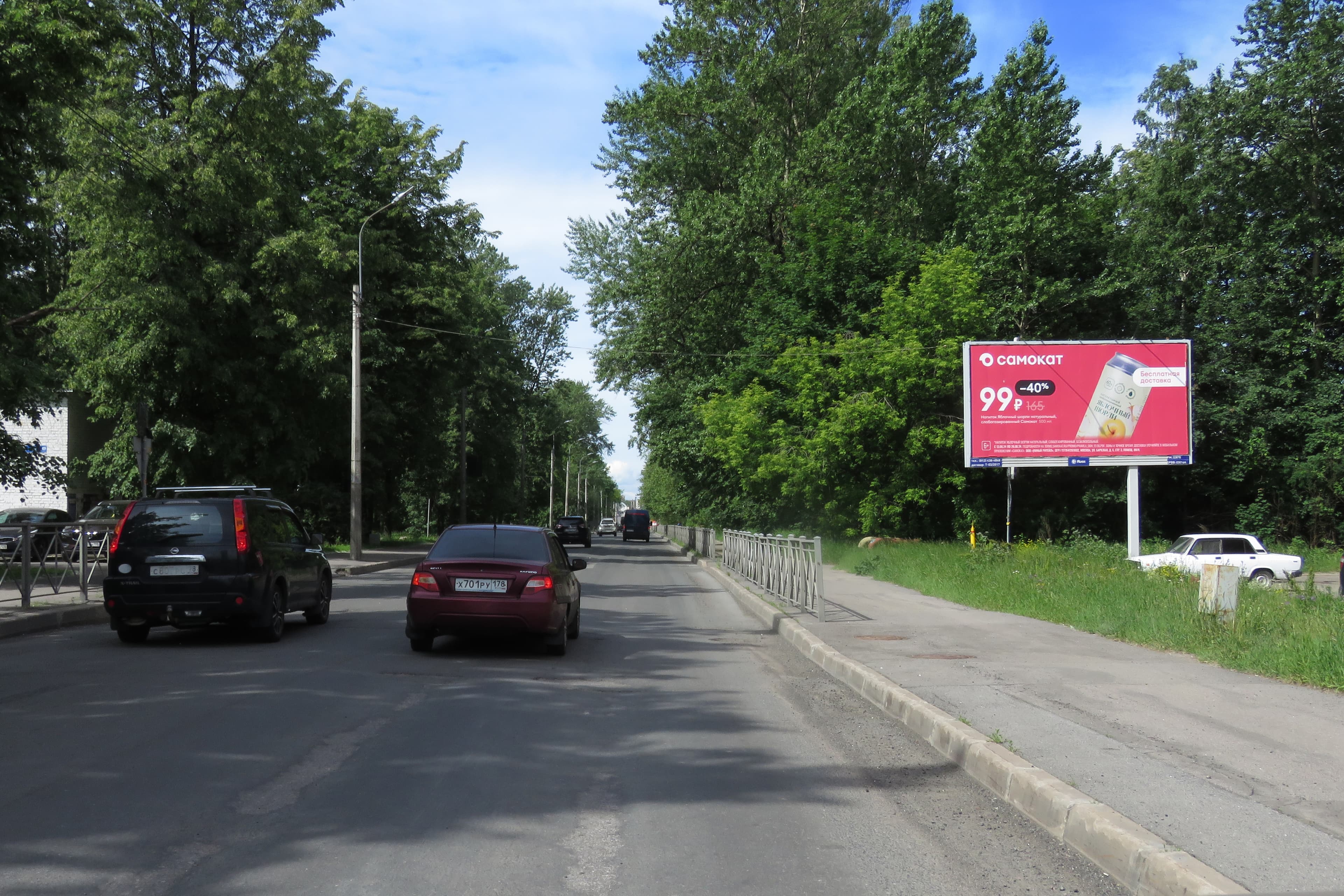 Санкт-Петербург. Цимбалина ул. / Седова ул. 47 (от Невы), сторона А