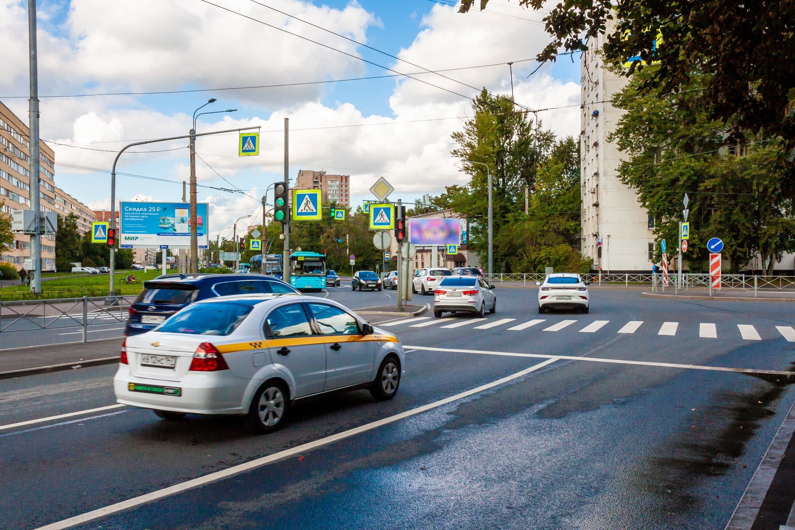 Санкт-Петербург. Зины Портновой ул. 27 / Ветеранов пр., сторона Б