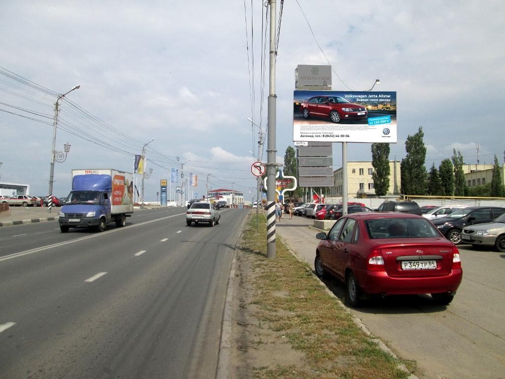 Саратов. Аэропорт ул./Симбирская ул. (авторынок "Соколовая Гора"), сторона А
