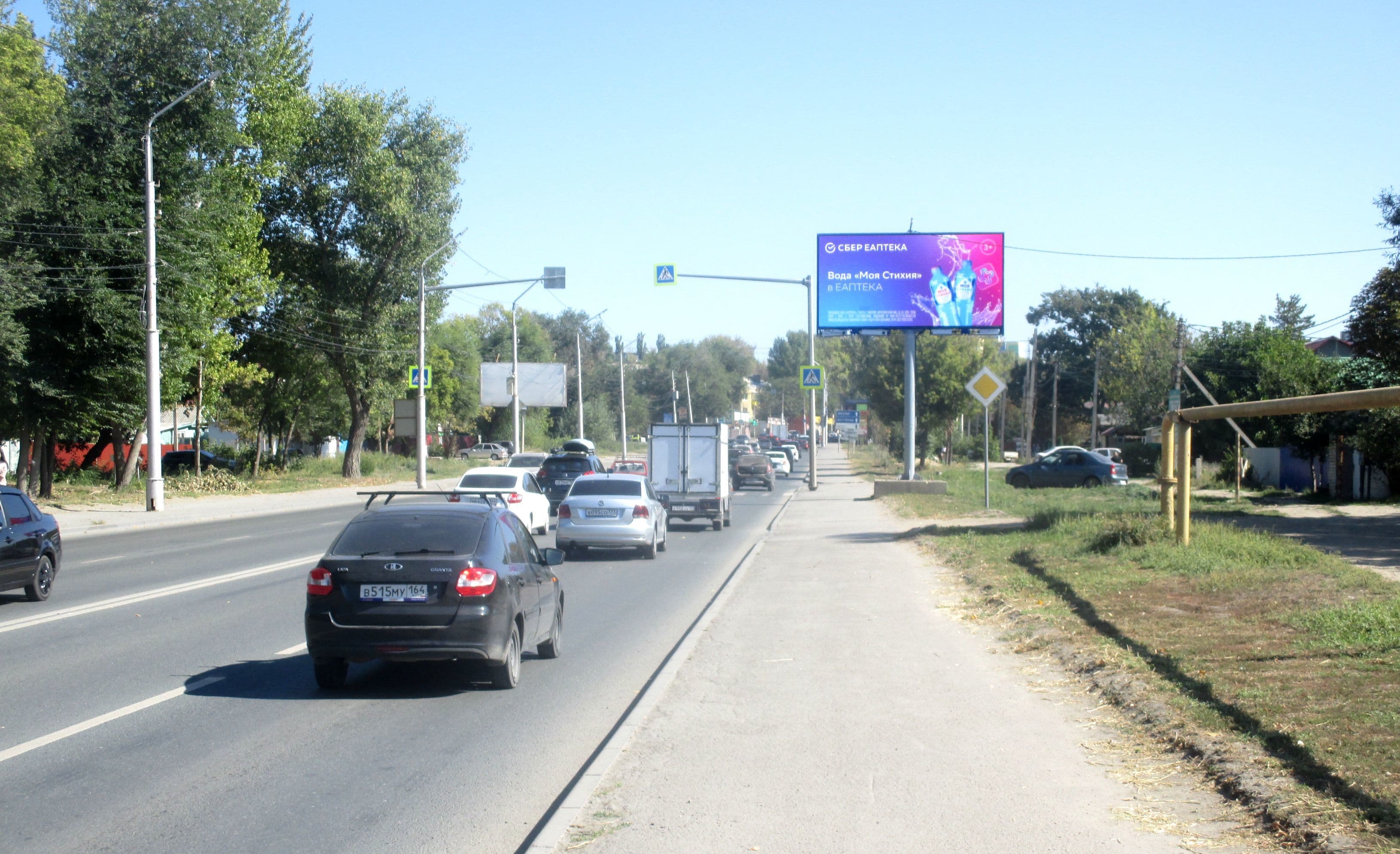 Реклама 3x6 по адресу Московское ш. / Пионерская ул. (въезд в город)  (Digital)