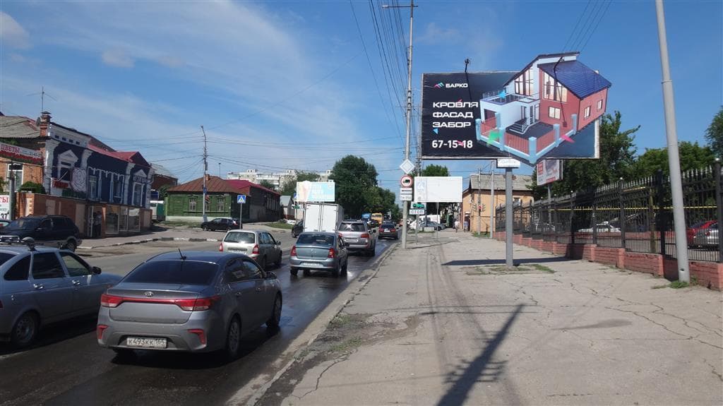 Саратов. Соколовая ул./Вольская ул. (заправка "Лукойл"), сторона А