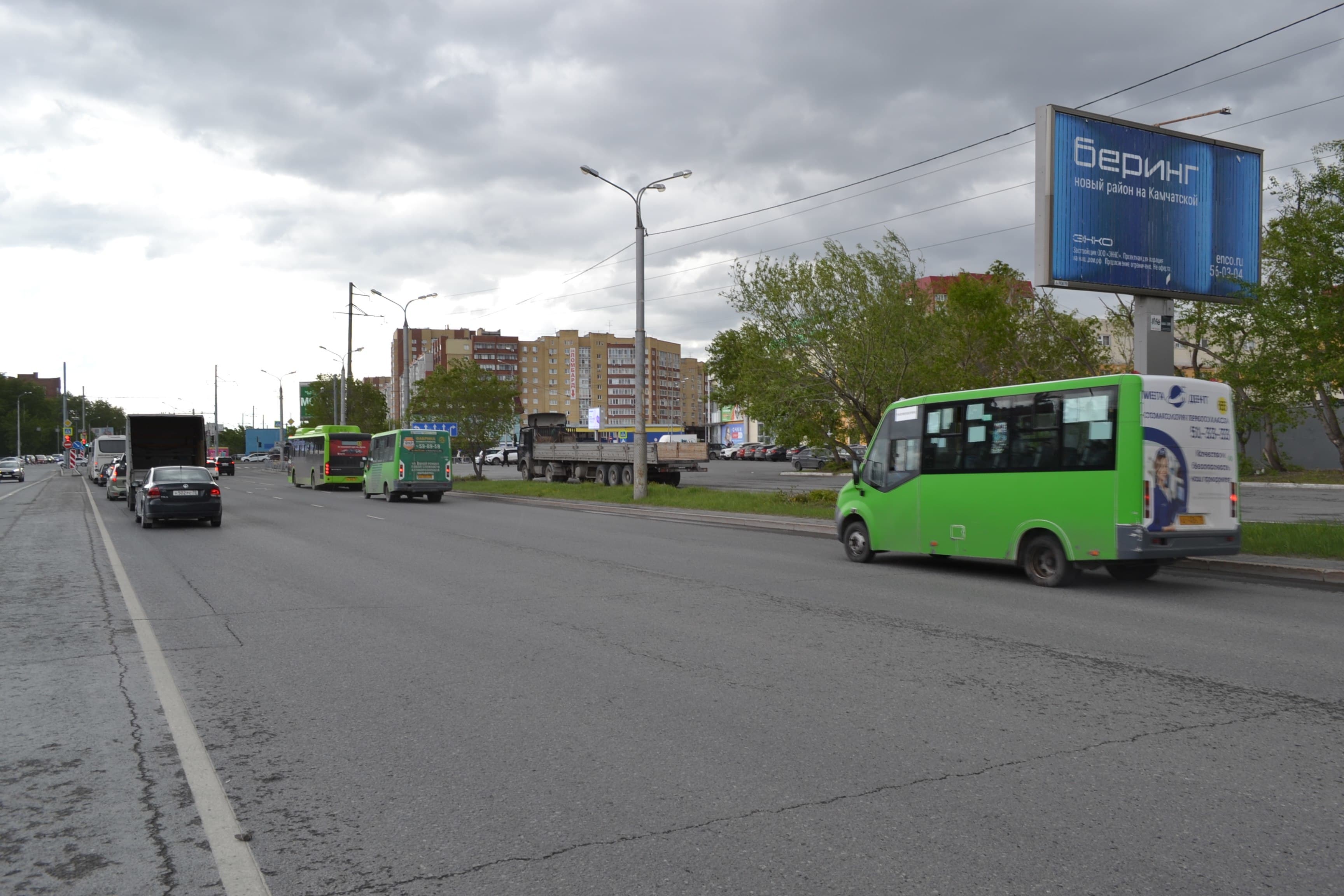 Тюмень. Широтная, 61 - Пермякова, сторона А1