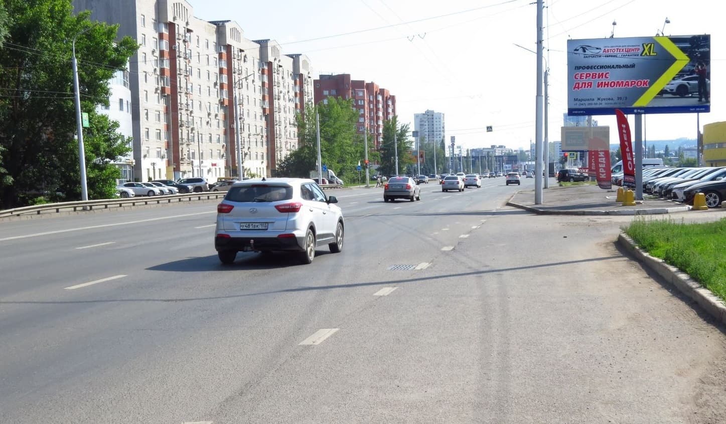 Реклама 3x6 по адресу ул. Маршала Жукова, напротив здания №22