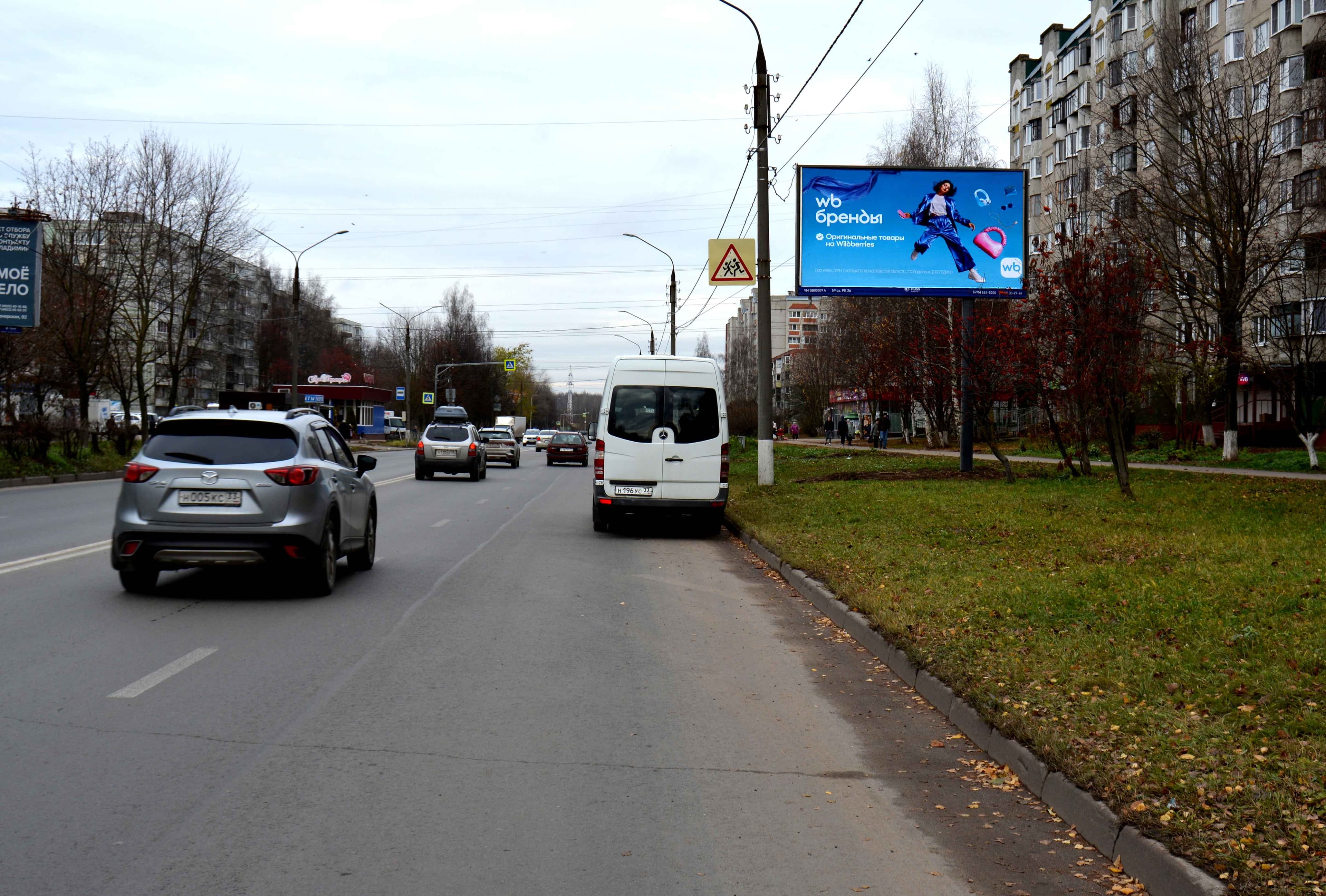 Владимир. Безыменского ул.  12, (светофор), сторона А