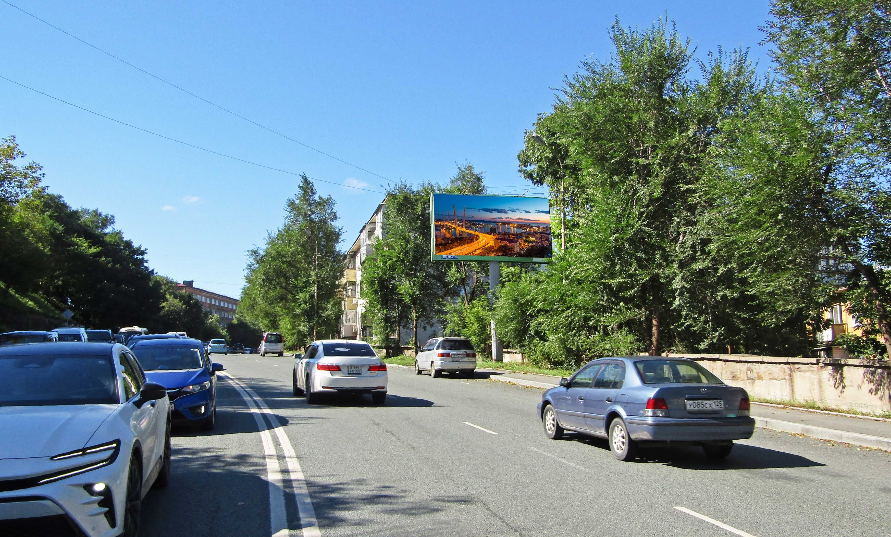 Владивосток. Луговая ул. 56 н-в (ТЦ"СфераМаркет"), сторона А