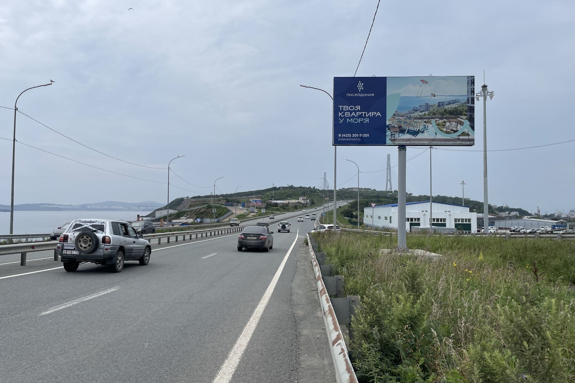 Владивосток. Седанка-Патрокл, 41км+000м, №5, (развязка б. Улисс), А, сторона А