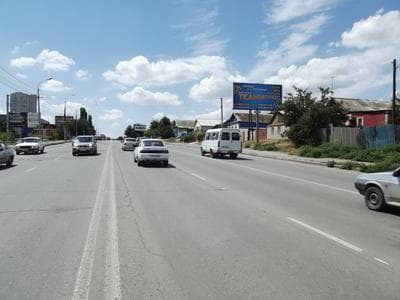 Волгоград. Череповецкая ул. / Елецкая ул. (в 370м от пересечения), сторона А