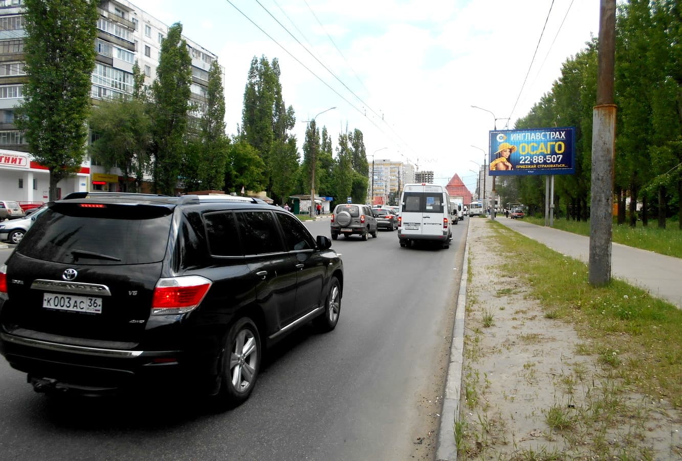 Воронеж. Хользунова ул.  54 напротив (призма), сторона А3
