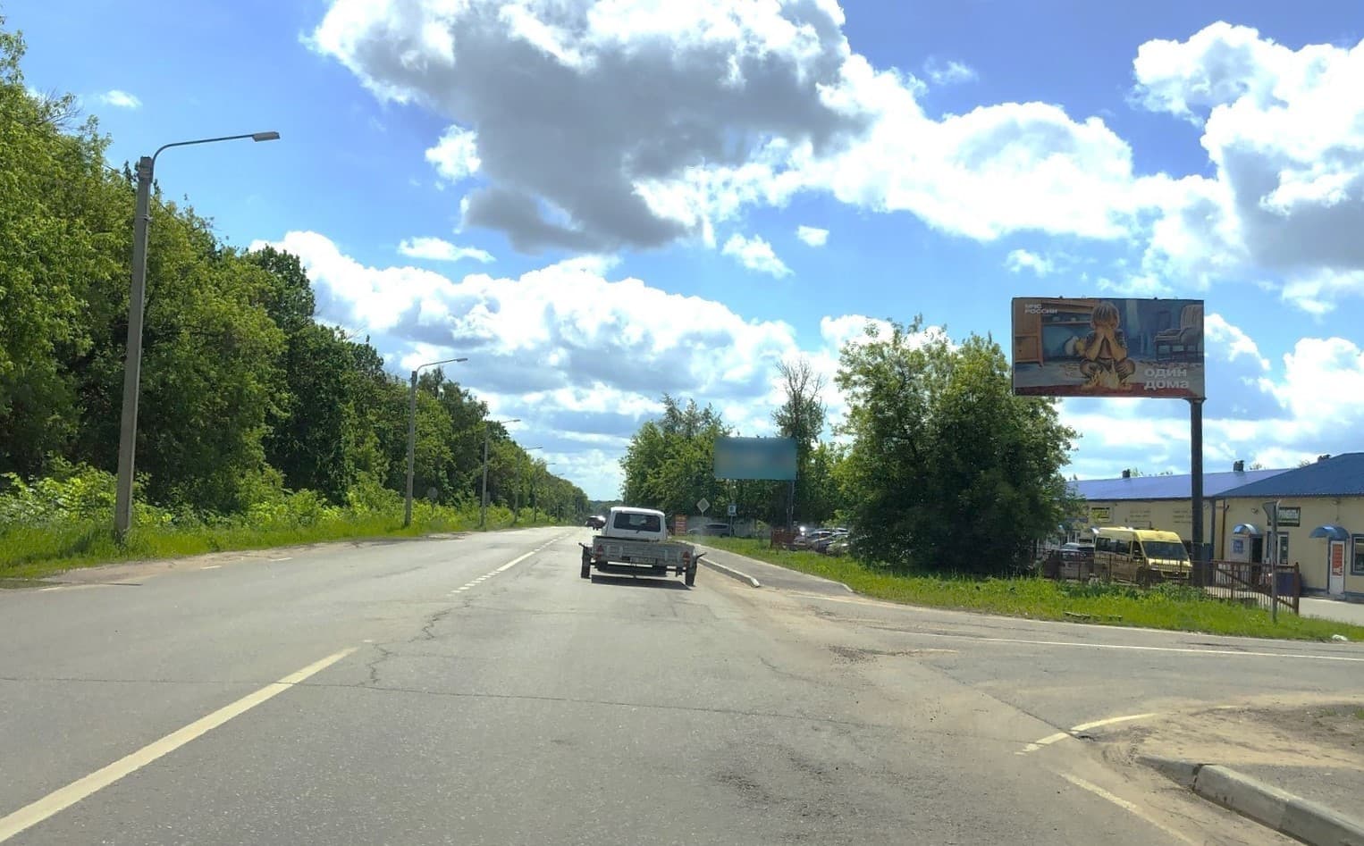 Реклама 3x6 по адресу ул. Зелинского, пересечение с ул. Цесиса