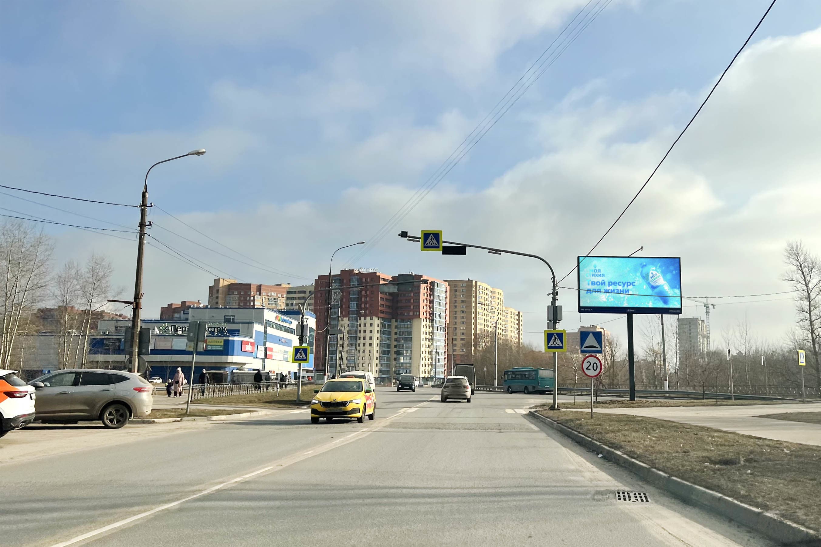 Реклама 3x6 по адресу Баженова ул.  1 корп. 1