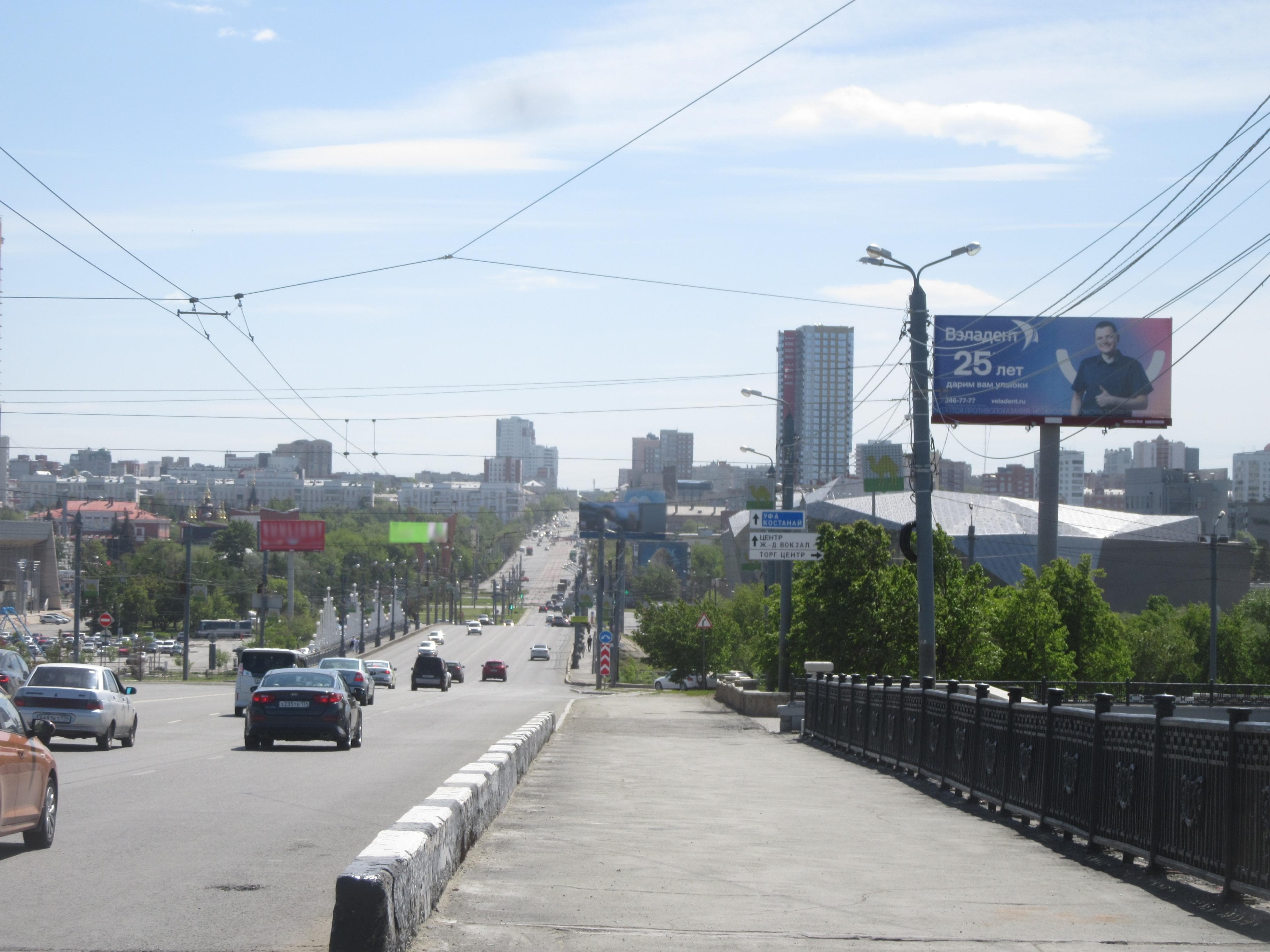 Свердловский проспект, четная сторона, после Х с ул. Братьев Кашириных, сторона А Челябинск. Свердловский проспект, четная сторона, после Х с ул. Братьев Кашириных, сторона А