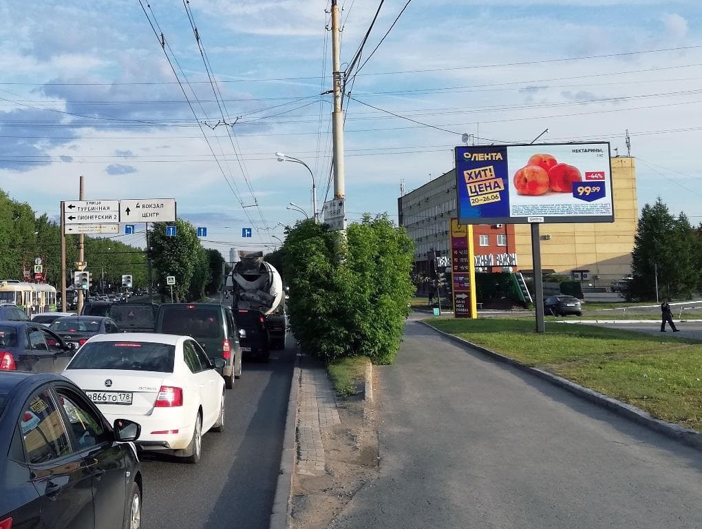 Космонавтов пр., 17Г/ Турбинная, ст. метро Машиностроителей, ЖК "Атмосфера" (Digital), сторона А1 Екатеринбург. Космонавтов пр., 17Г/ Турбинная, ст. метро Машиностроителей, ЖК "Атмосфера" (Digital), сторона А1