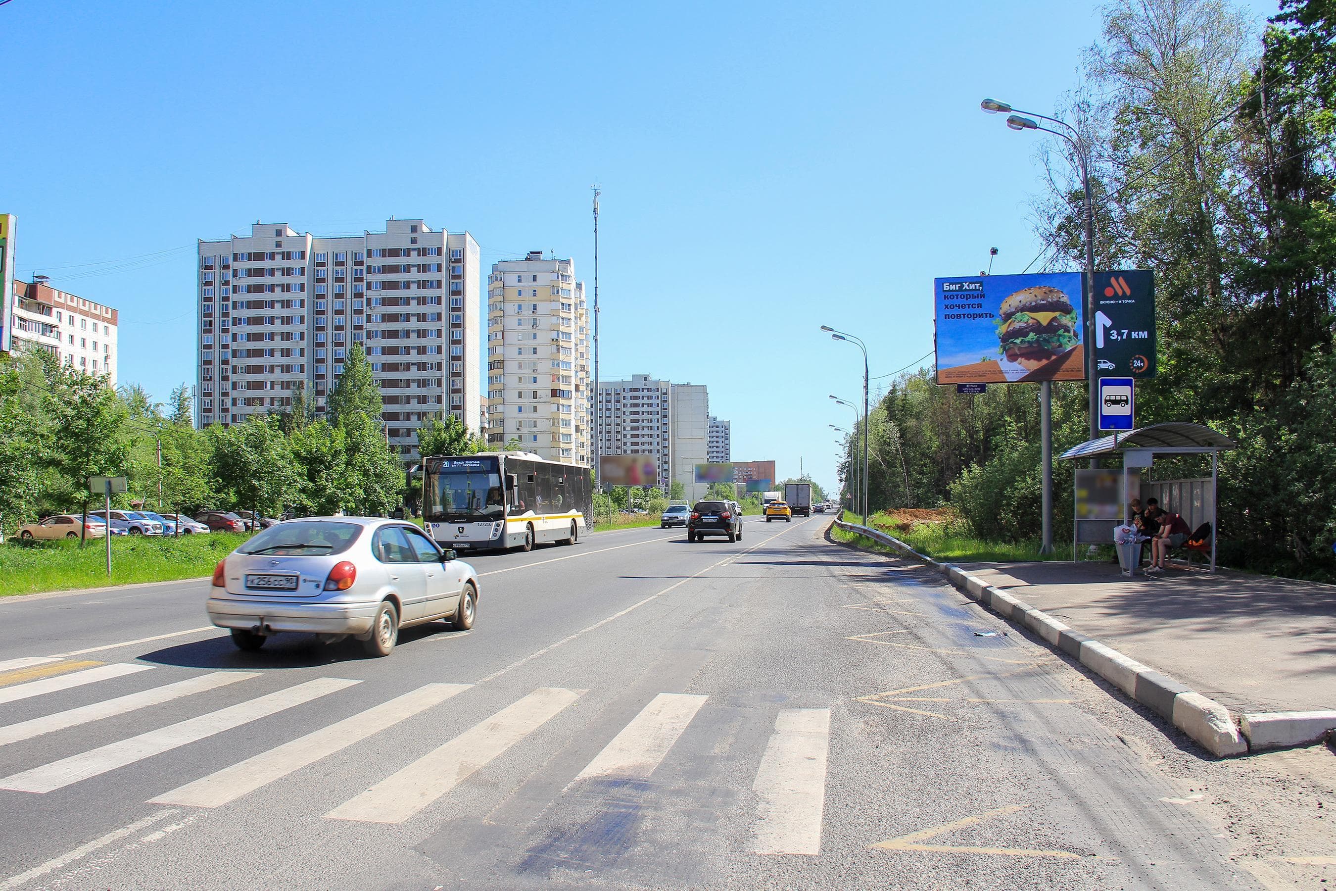 shit 3x6 Реклама 3x6 по адресу Ногинское шоссе, напротив д. 20, через дорогу, №668A