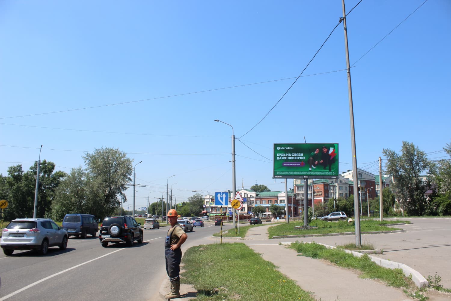 shit 3x6 Реклама 3x6 по адресу Нижне-Ушаковское кольцо ( Баррикад ул /Рабочего Штаба ул .) (Digital)