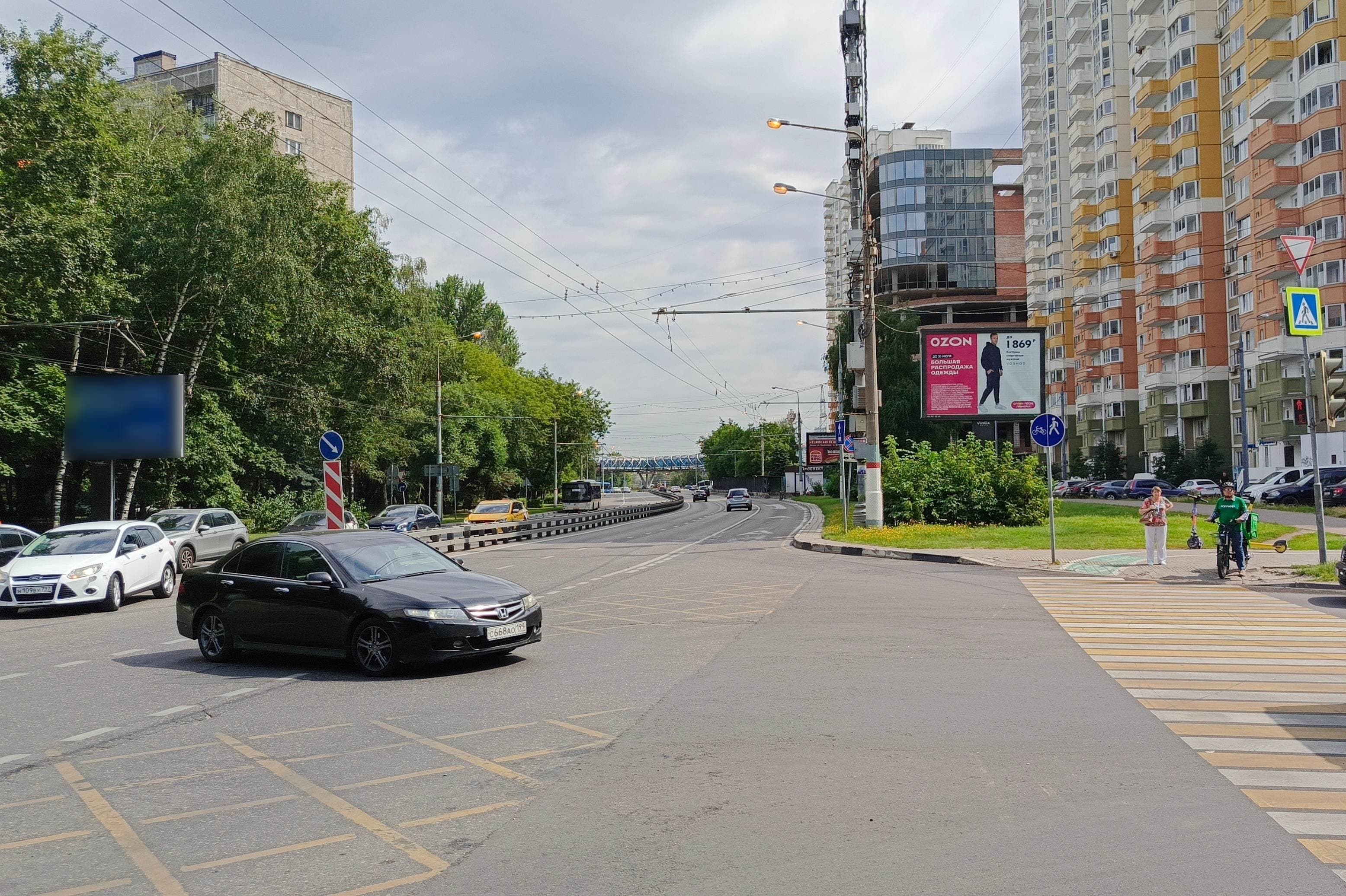 Юбилейный проспект, д. 10 (напротив), пересечение с ул. Панфилова, вблизи д.1 по ул. Панфилова, №CB98A1, сторона А1 Химки. Юбилейный проспект, д. 10 (напротив), пересечение с ул. Панфилова, вблизи д.1 по ул. Панфилова, №CB98A1, сторона А1