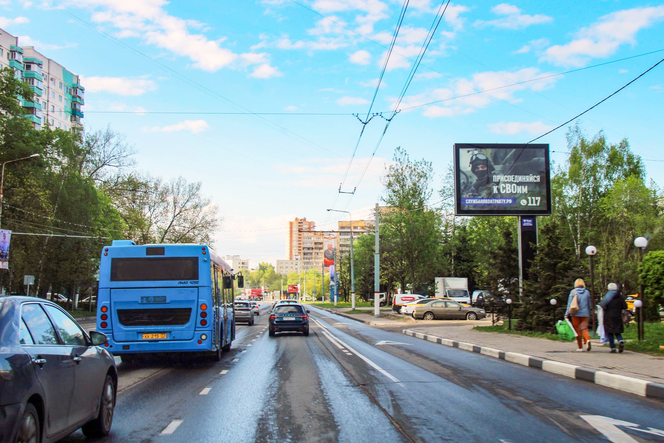 shit 3x6 Реклама 2.7x3.7 по адресу Юбилейный пр-т 59Б (скроллер), (светофор)