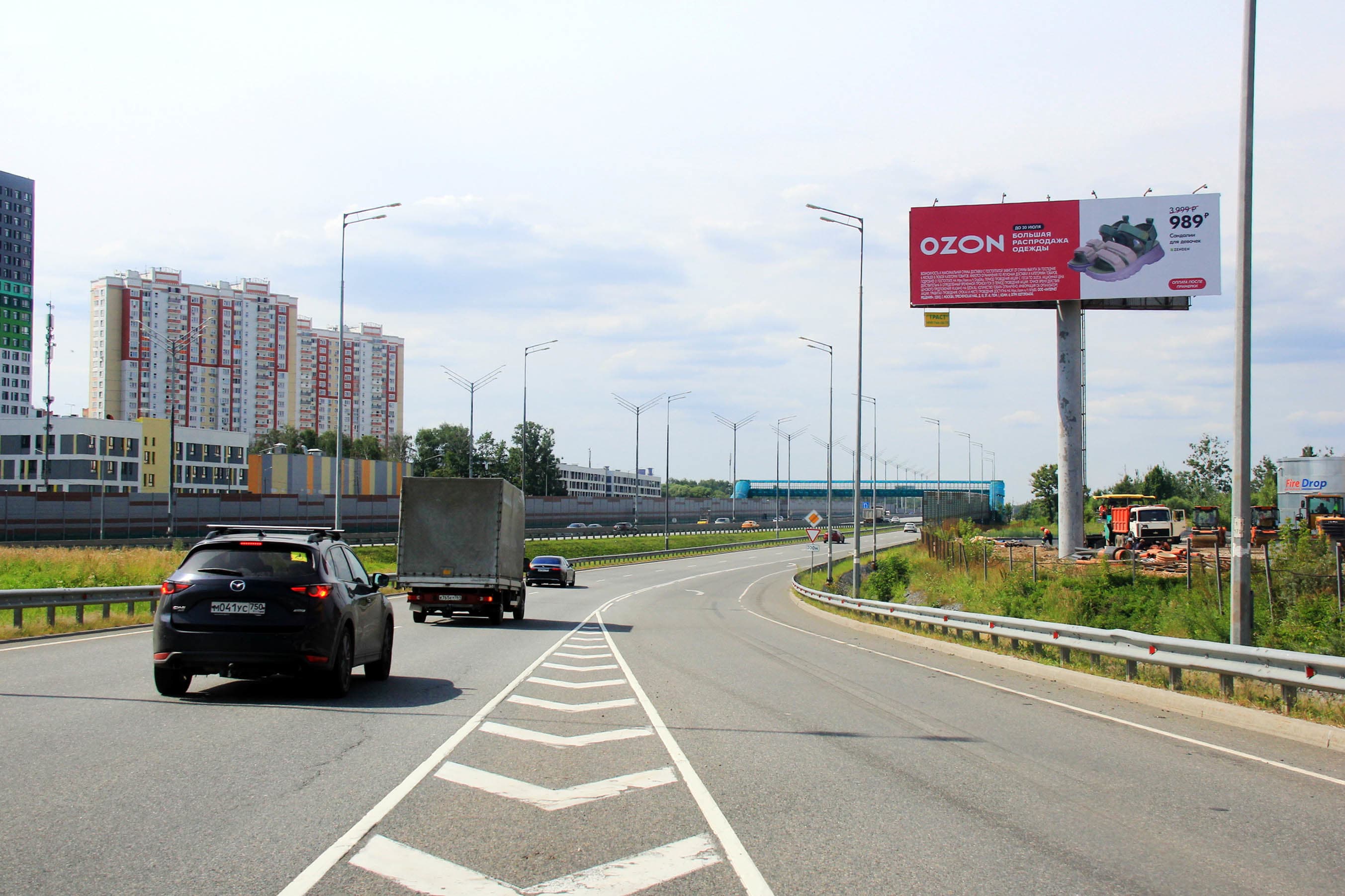 shit 3x6 Реклама big по адресу М11 Москва - СПб трасса (платная дорога) справа, 16800м (1600м от МКАД)