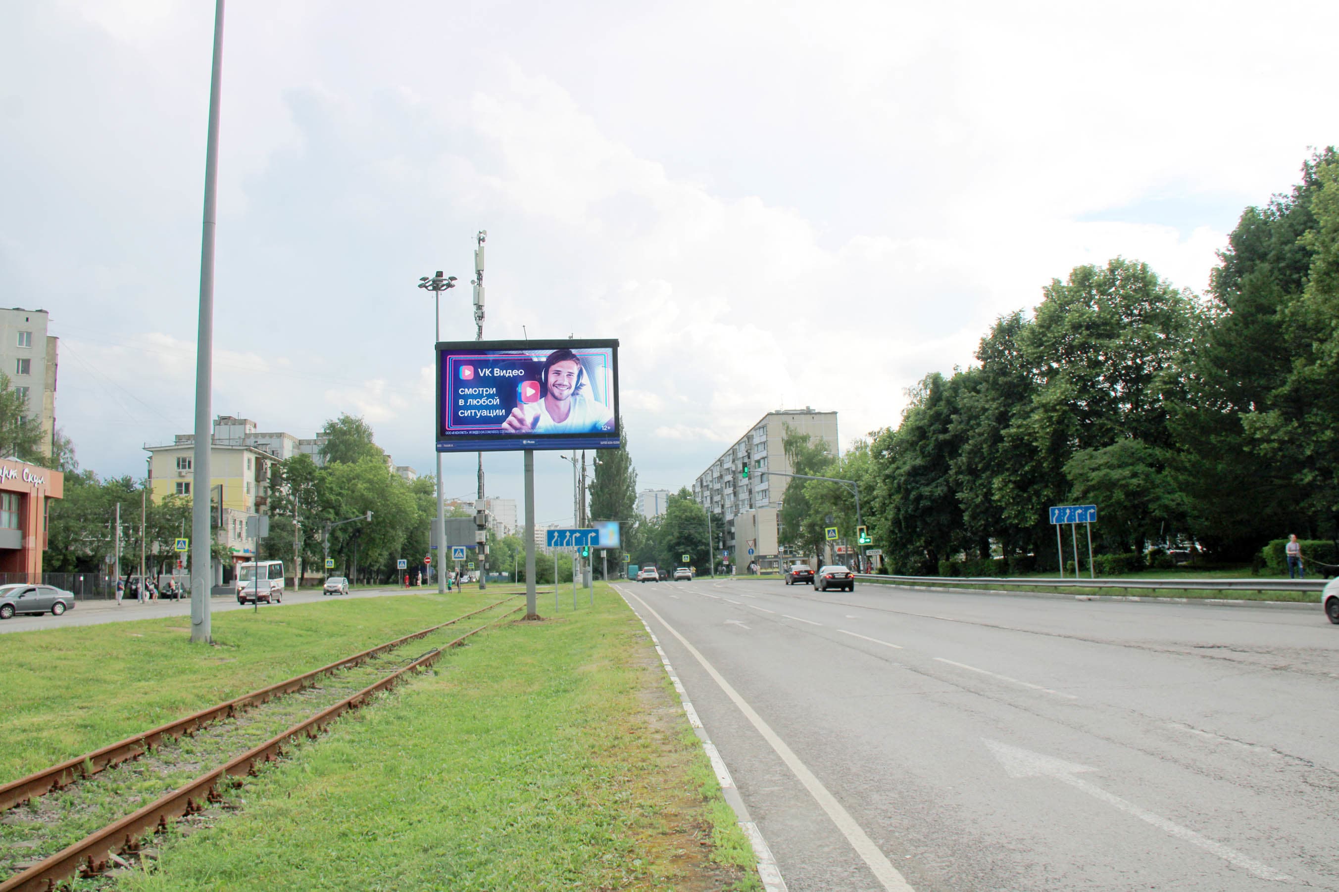 Королев, Королева пр-т 28А, ЦРП, 60 м после Х с Коммунальной ул. (Digital), (светофор), сторона А1 Королёв. Королев, Королева пр-т 28А, ЦРП, 60 м после Х с Коммунальной ул. (Digital), (светофор), сторона А1