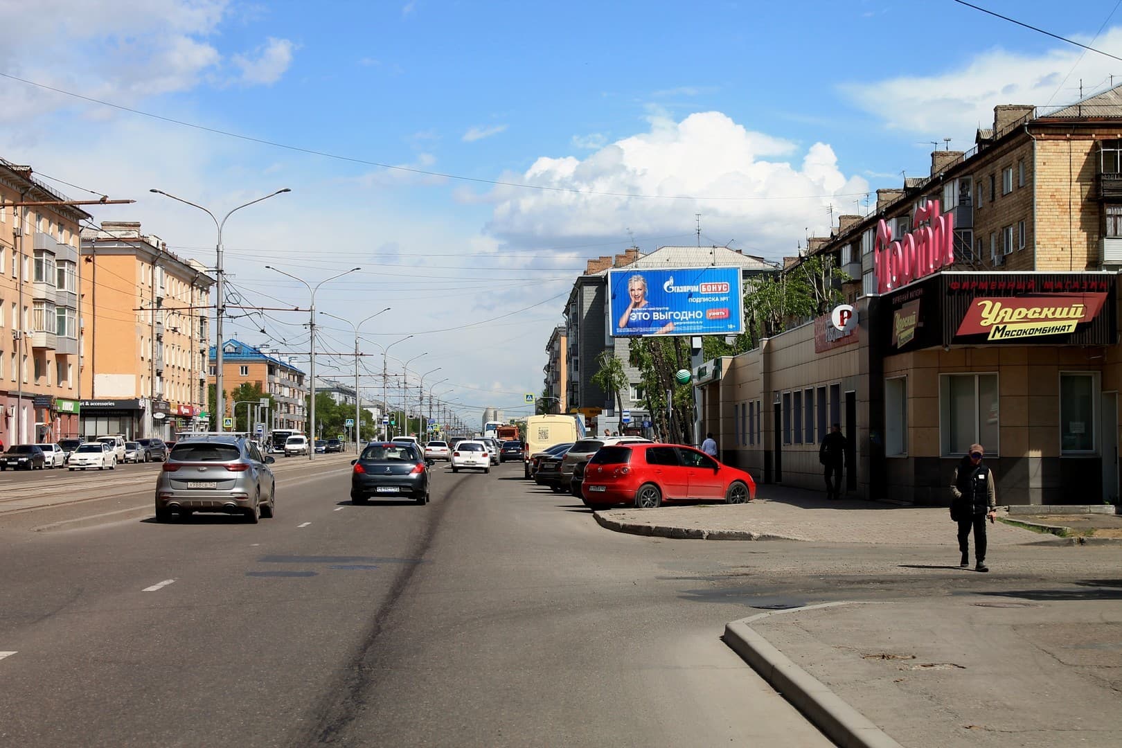 shit 3x6 Реклама 3x6 по адресу Газеты Красноярский рабочий пр-т 81 (зап. фасад здания) призма