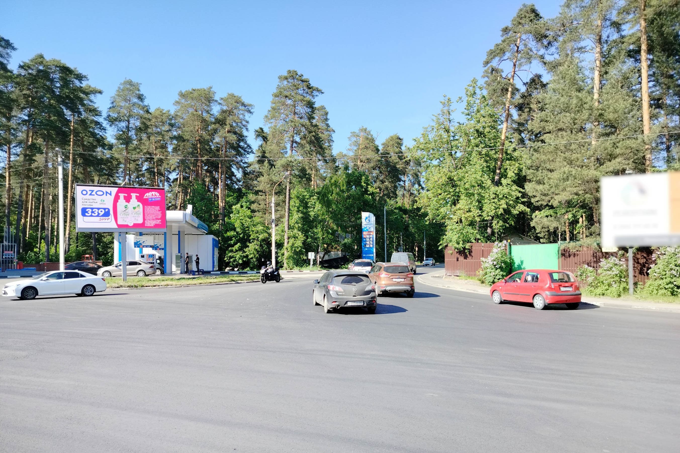г. Раменское, ул. Гастелло, на въезде в город со стороны г. Жуковский, сторона А1 Московская область. г. Раменское, ул. Гастелло, на въезде в город со стороны г. Жуковский, сторона А1