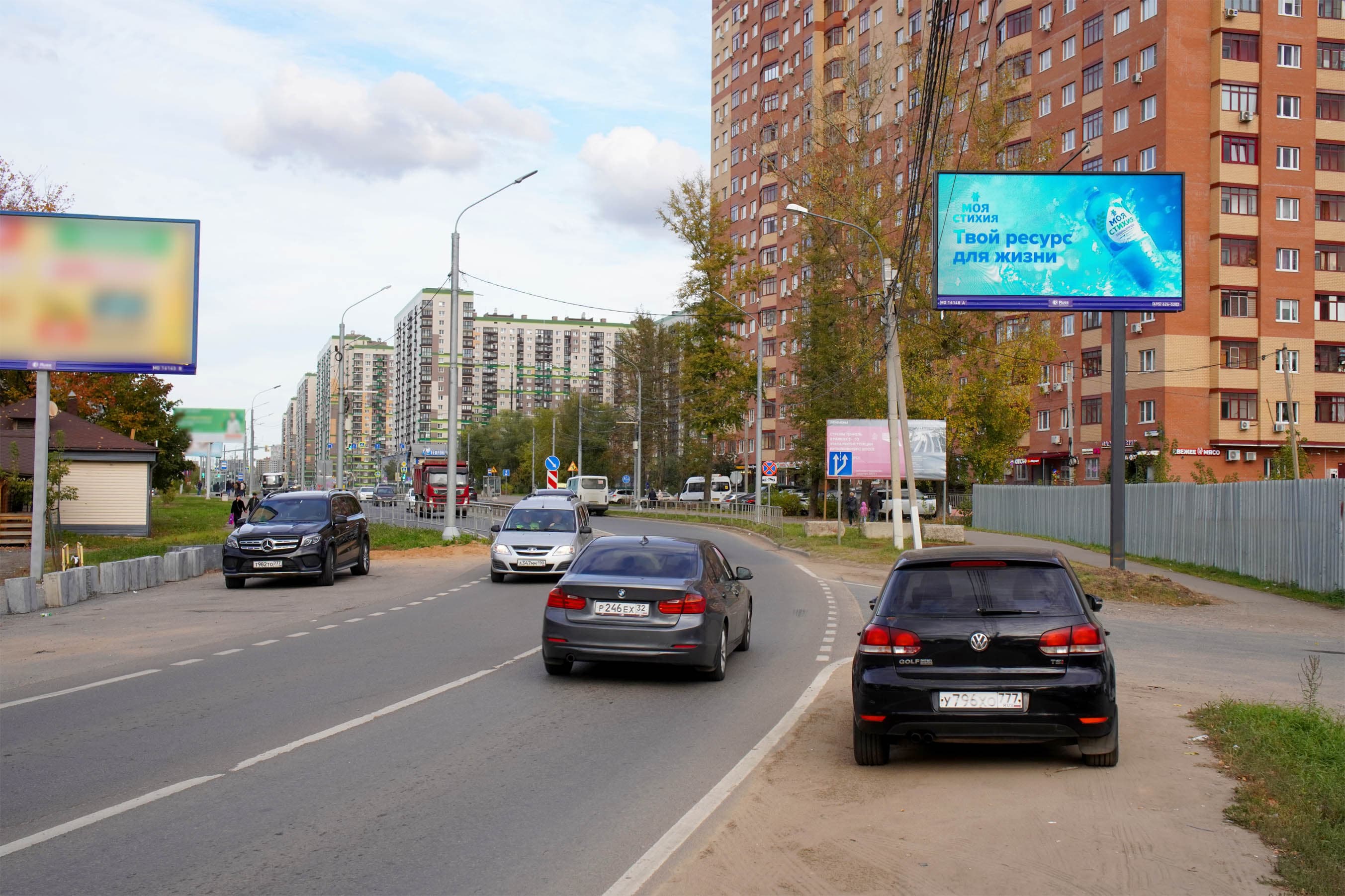 Красногорск г.о., пгт. Путилково, Путилковское шоссе 61 напротив, сторона А1 Московская область. Красногорск г.о., пгт. Путилково, Путилковское шоссе 61 напротив, сторона А1
