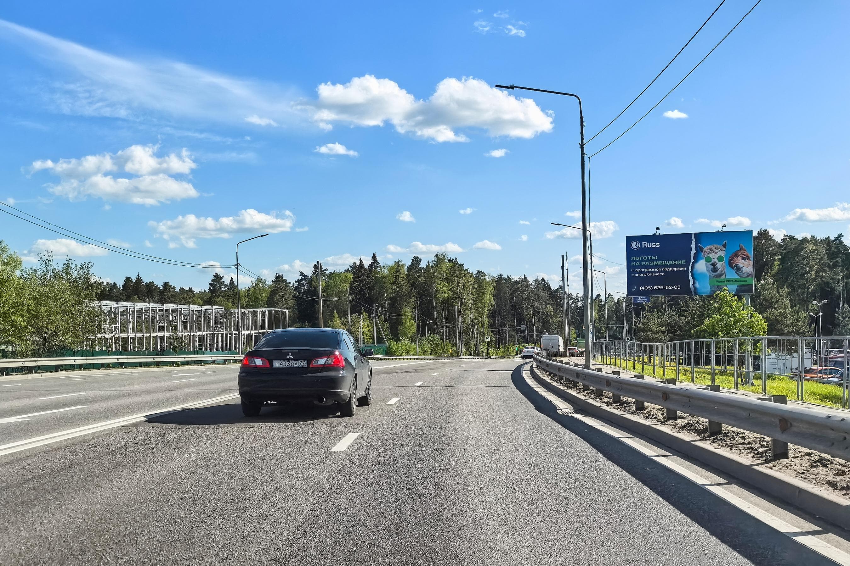 М-9 Балтия - Лешково а/д (46К-9342), Истра м.о., д. Новинки 115с5, сторона А Московская область. М-9 Балтия - Лешково а/д (46К-9342), Истра м.о., д. Новинки 115с5, сторона А
