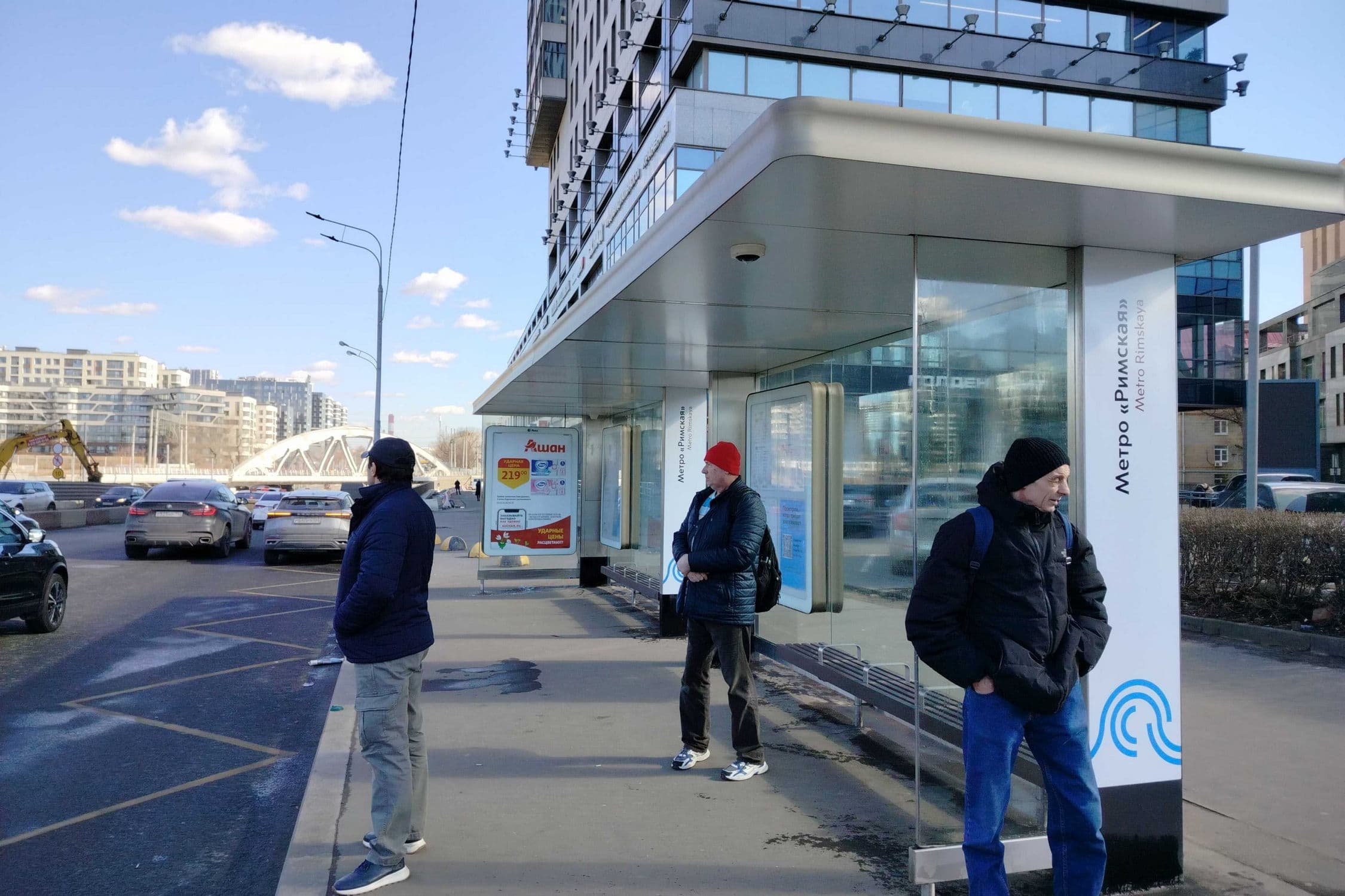 Энтузиастов ш./м."Римская" (из центра)поз.2, сторона А Москва. Энтузиастов ш./м."Римская" (из центра)поз.2, сторона А