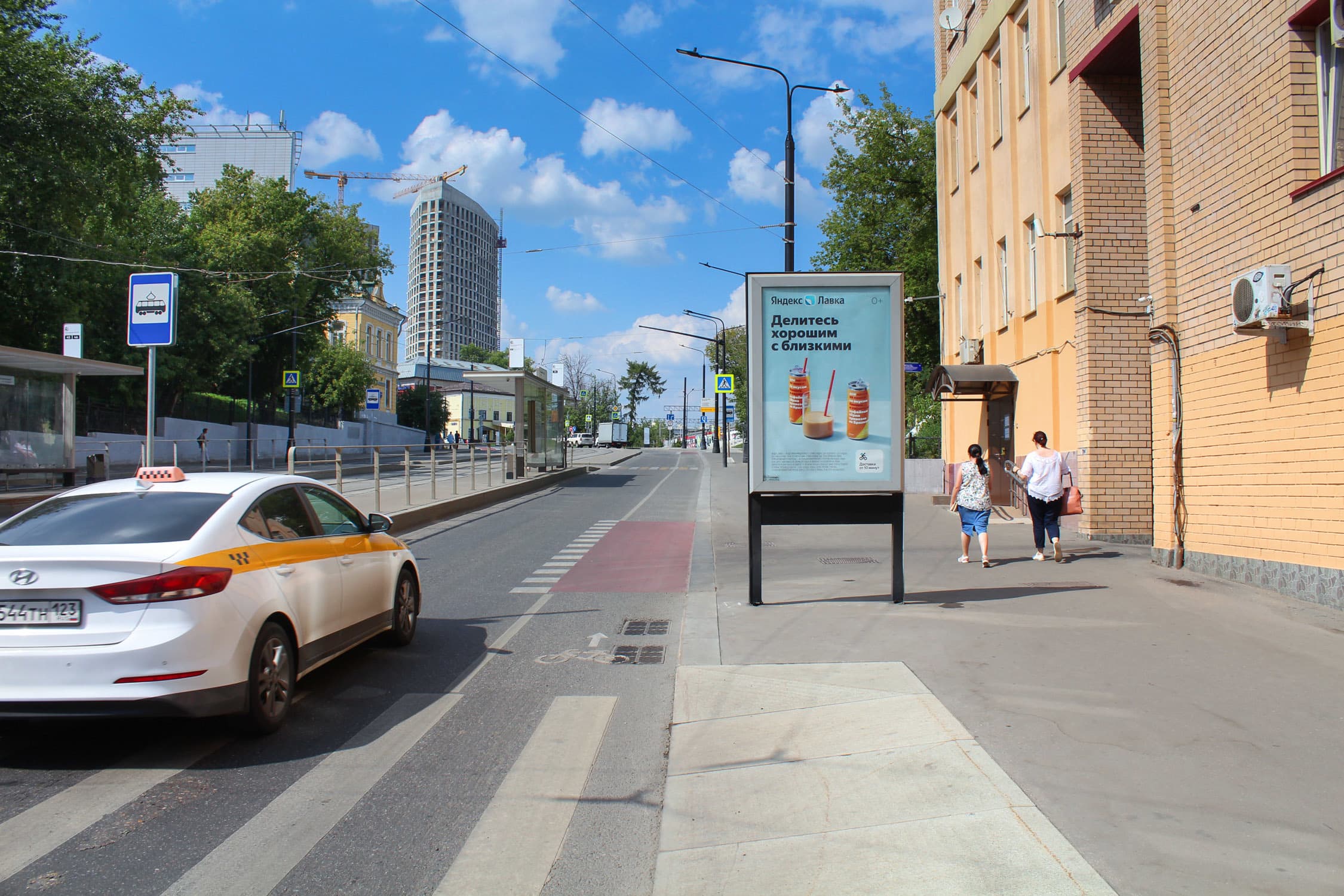 Костомаровский пер. 3/9, Х с Сыромятническим пр-дом, сторона А Москва. Костомаровский пер. 3/9, Х с Сыромятническим пр-дом, сторона А