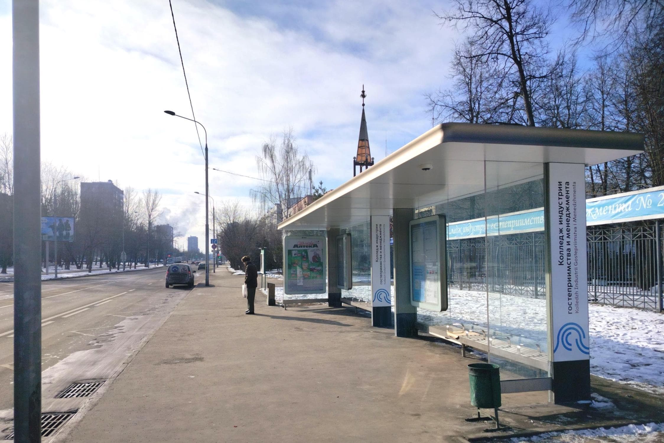 Молостовых ул. 9к1, н-в - ост. "Колледж индустрии гостеприимства и менеджмента", сторона А Москва. Молостовых ул. 9к1, н-в - ост. "Колледж индустрии гостеприимства и менеджмента", сторона А