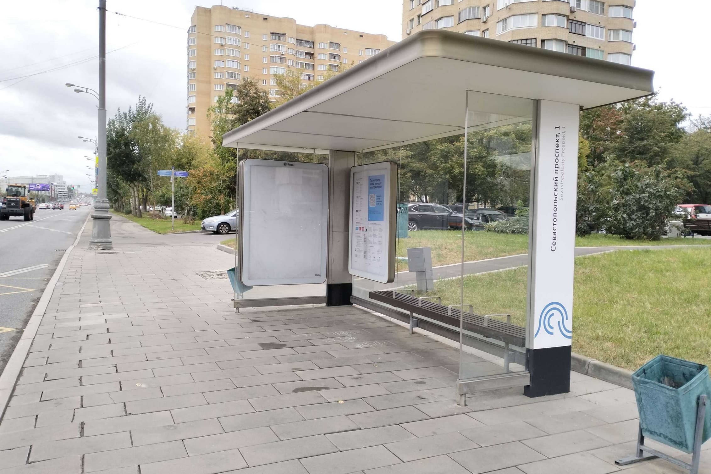 Севастопольский проспект 3к1 напротив - ост. "Севастопольский проспект, 1", сторона А Москва. Севастопольский проспект 3к1 напротив - ост. "Севастопольский проспект, 1", сторона А