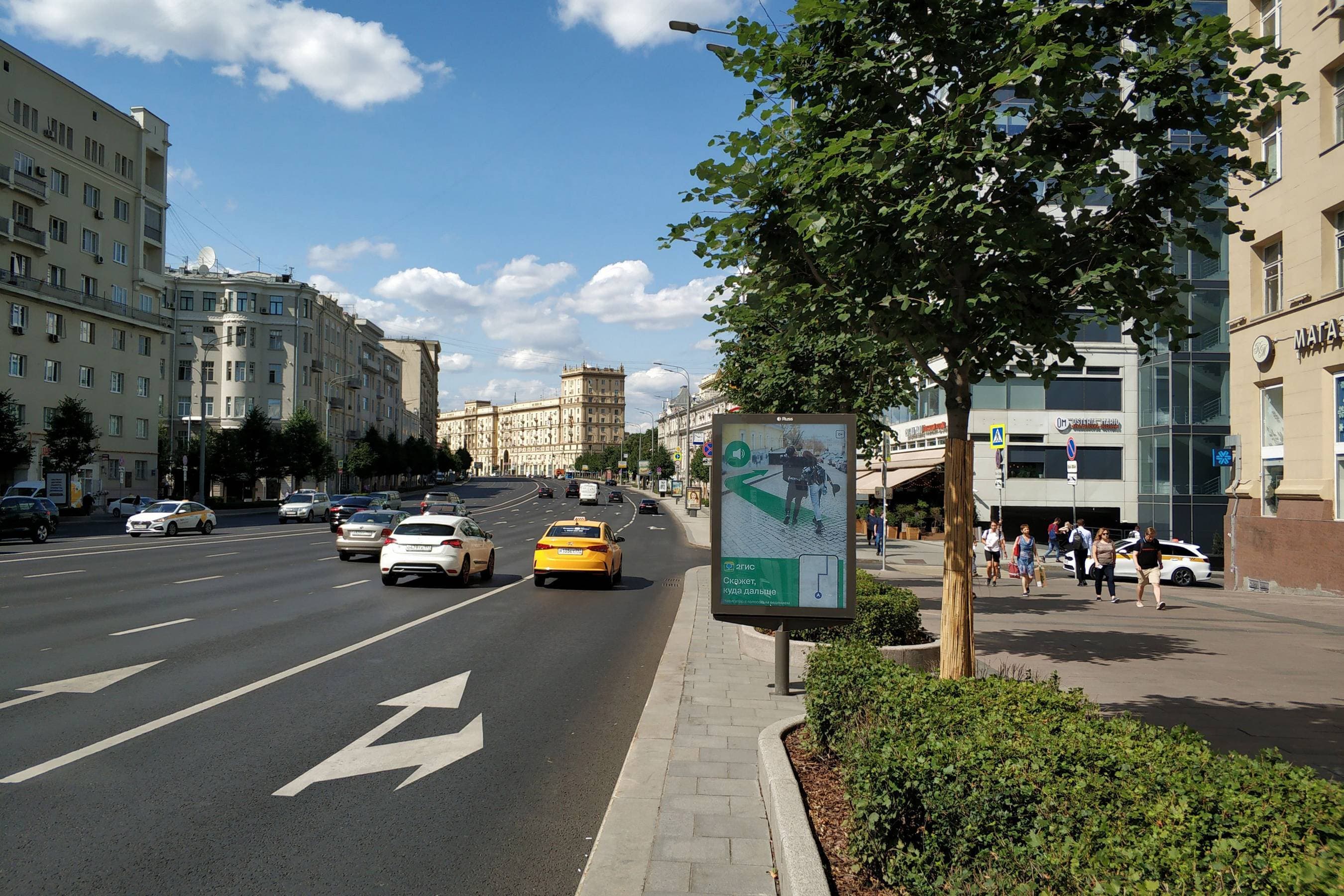 Земляной Вал ул. 21/2с1, внешняя стор. Садового, сторона А Москва. Земляной Вал ул. 21/2с1, внешняя стор. Садового, сторона А