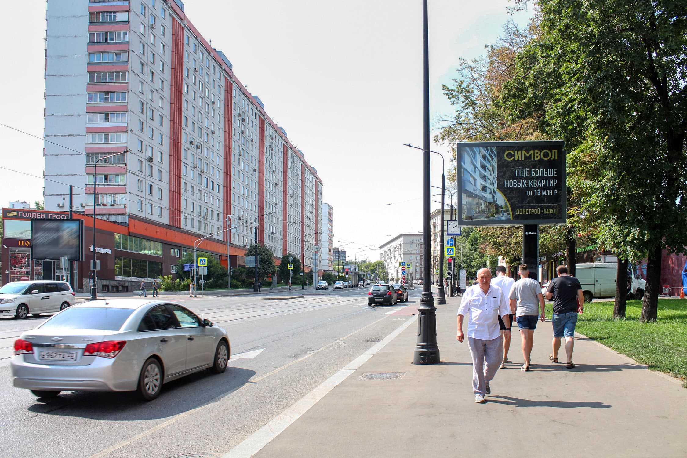 shit 3x6 Реклама 2.7x3.7 по адресу Сыромятническая Верхняя ул. 9с1, 300 м до Х с ул. Земляной Вал (светофор)