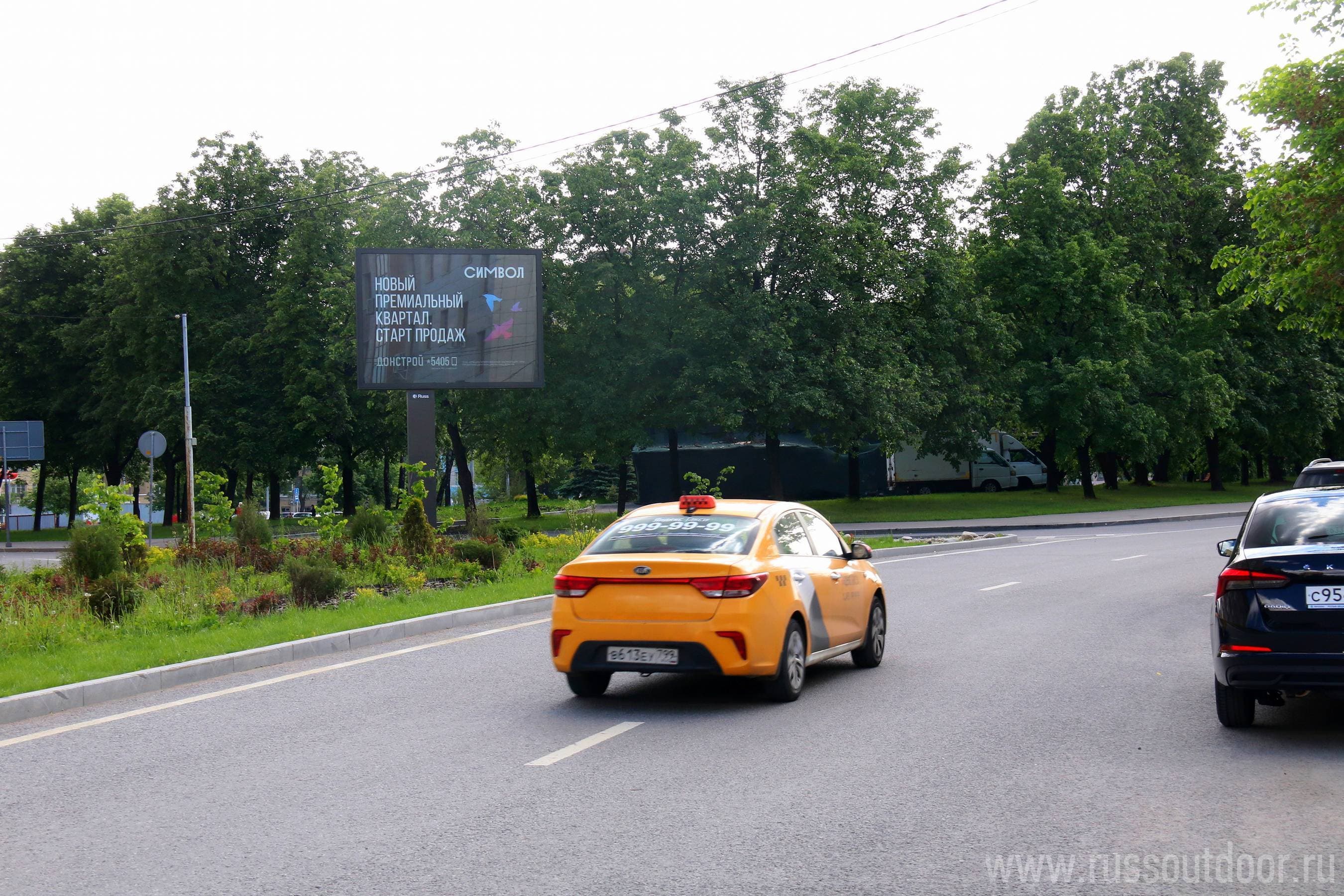 shit 3x6 Реклама 2.7x3.7 по адресу Восточная ул. 2с6 н-в, островок, выезд на Крутицкую наб. (статика)