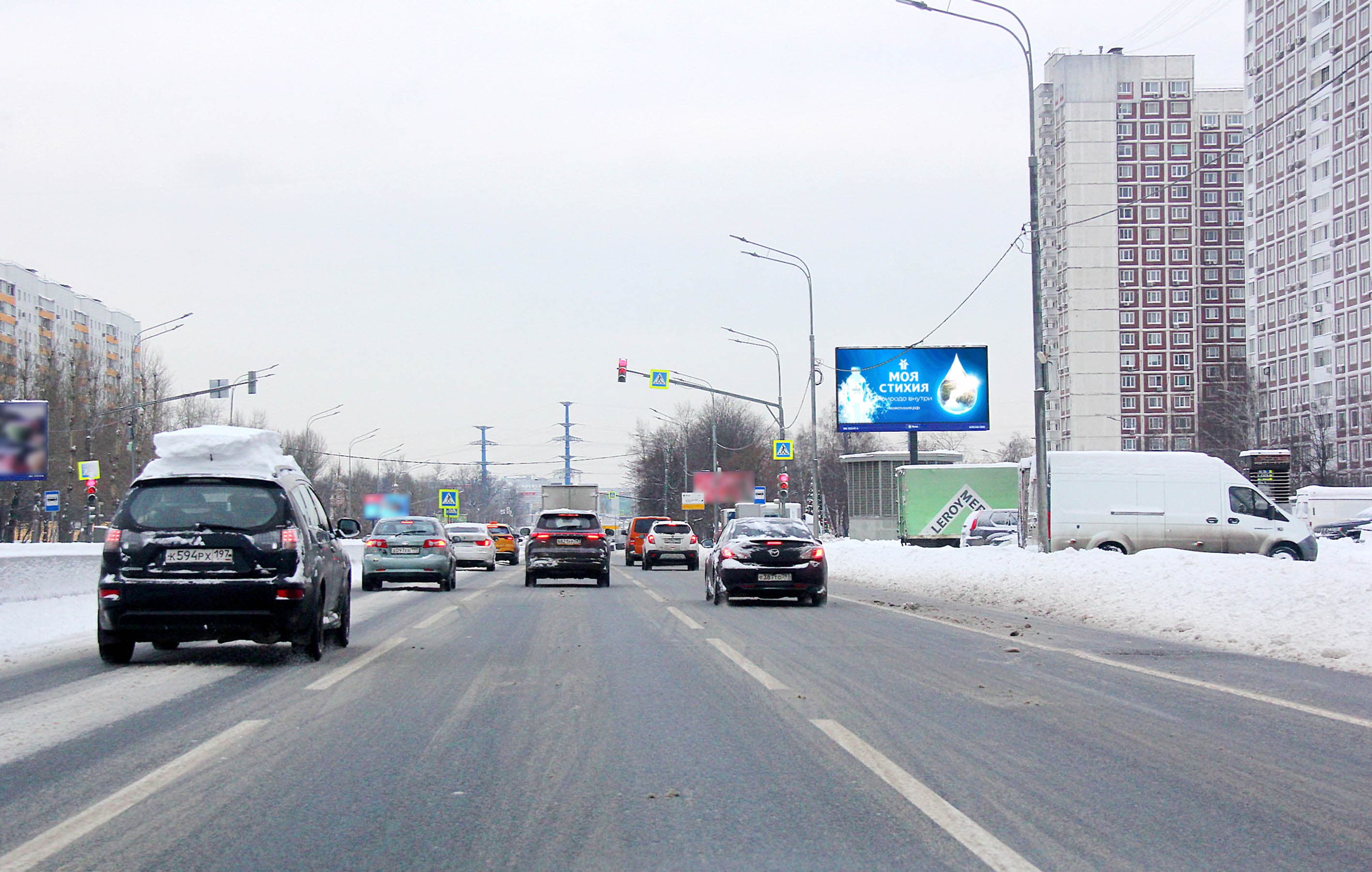Алтуфьевское шоссе 96, р/п, (светофор), сторона А1 Москва. Алтуфьевское шоссе 96, р/п, (светофор), сторона А1