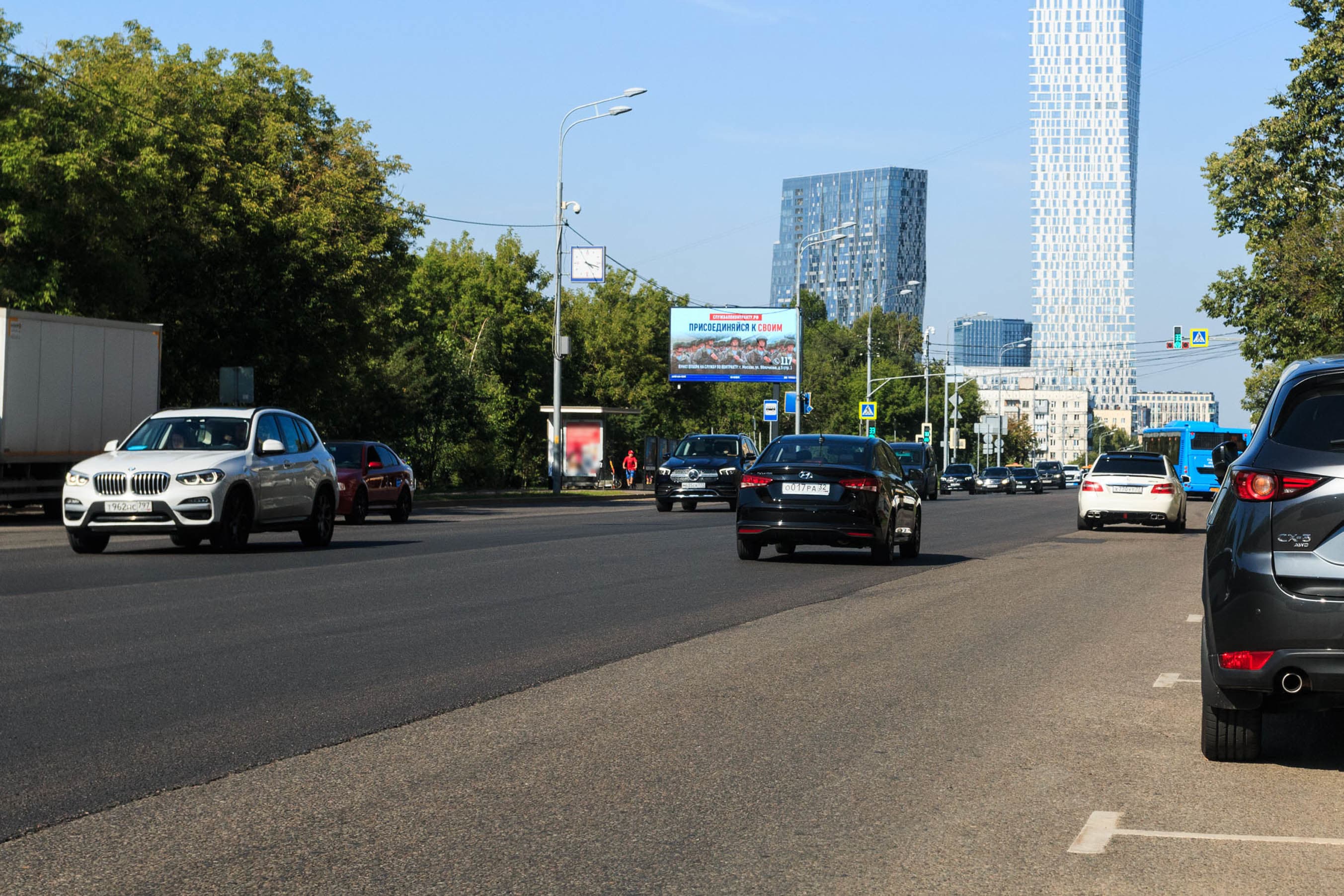 Мосфильмовская ул. 60, X с Университетским пр-том (Digital), (светофор), сторона Б1 Москва. Мосфильмовская ул. 60, X с Университетским пр-том (Digital), (светофор), сторона Б1