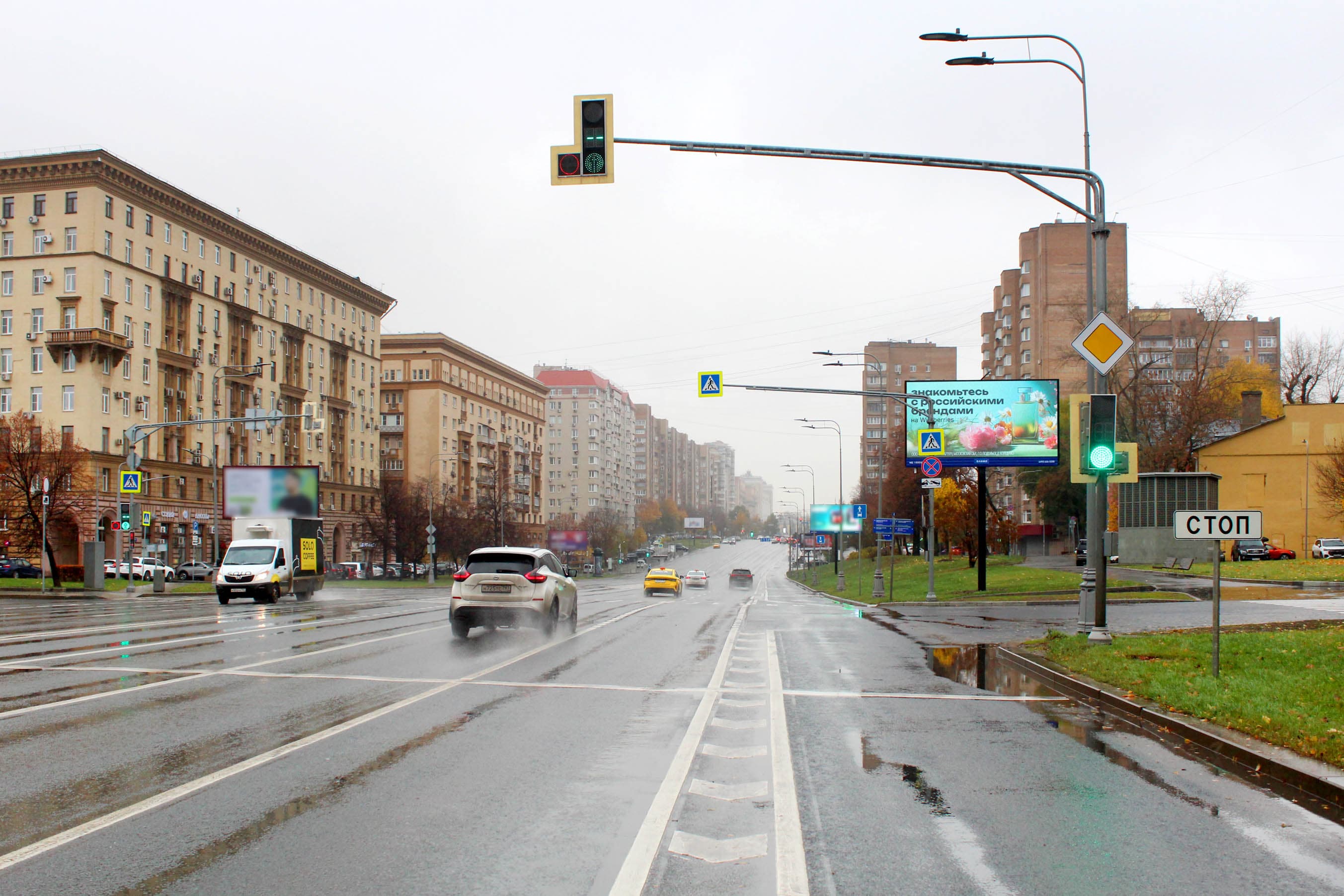 Новоспасский проезд 3, (светофор), сторона А1 Москва. Новоспасский проезд 3, (светофор), сторона А1