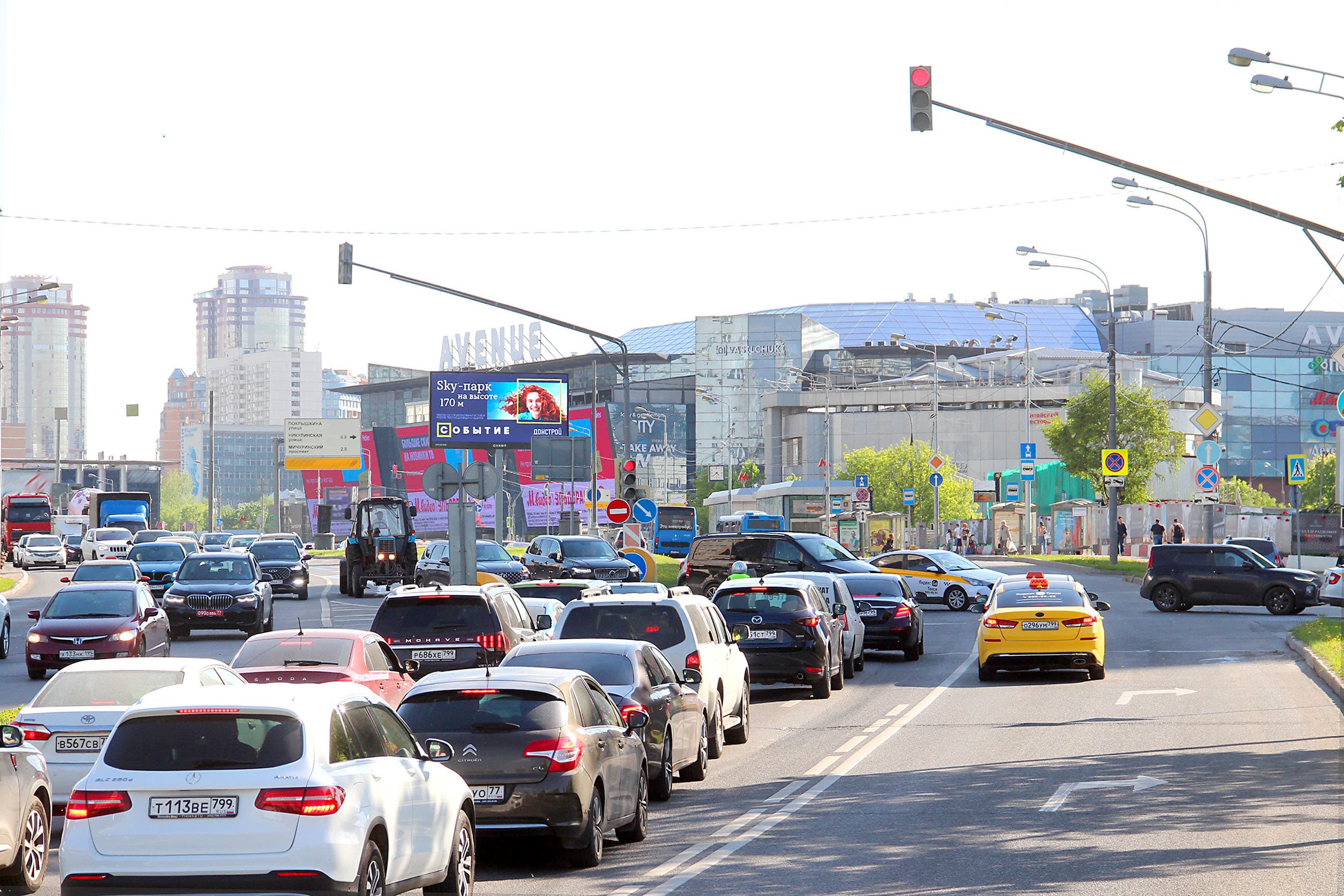 Вернадского проспект 101к3, ЦРП, после Х с ул. Коштоянца, (светофор, м. "Юго-Западная"), сторона А1 Москва. Вернадского проспект 101к3, ЦРП, после Х с ул. Коштоянца, (светофор, м. "Юго-Западная"), сторона А1