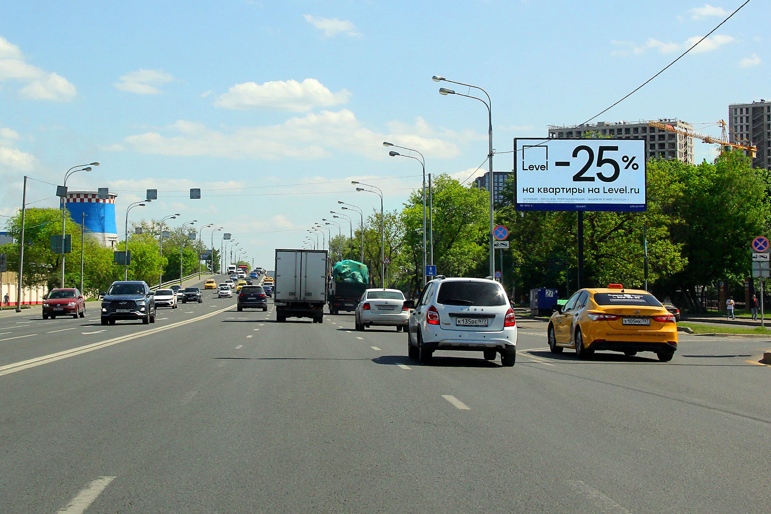 Волгоградский пр-т 26с1, р/п, 200 м после X с ул. Мельникова (Digital), (светофор, м. "Волгоградский проспект"), сторона А1 Москва. Волгоградский пр-т 26с1, р/п, 200 м после X с ул. Мельникова (Digital), (светофор, м. "Волгоградский проспект"), сторона А1