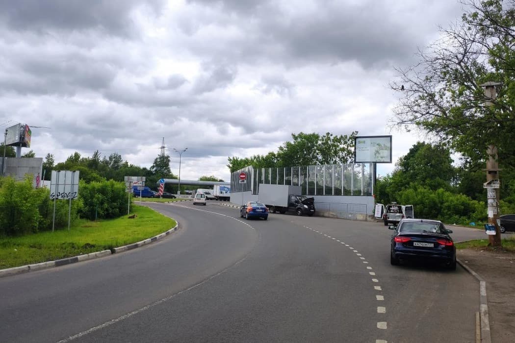 shit 3x6 Реклама 2.7x3.7 по адресу ул. Трудовая, въезд в город с МКАД, д. 42