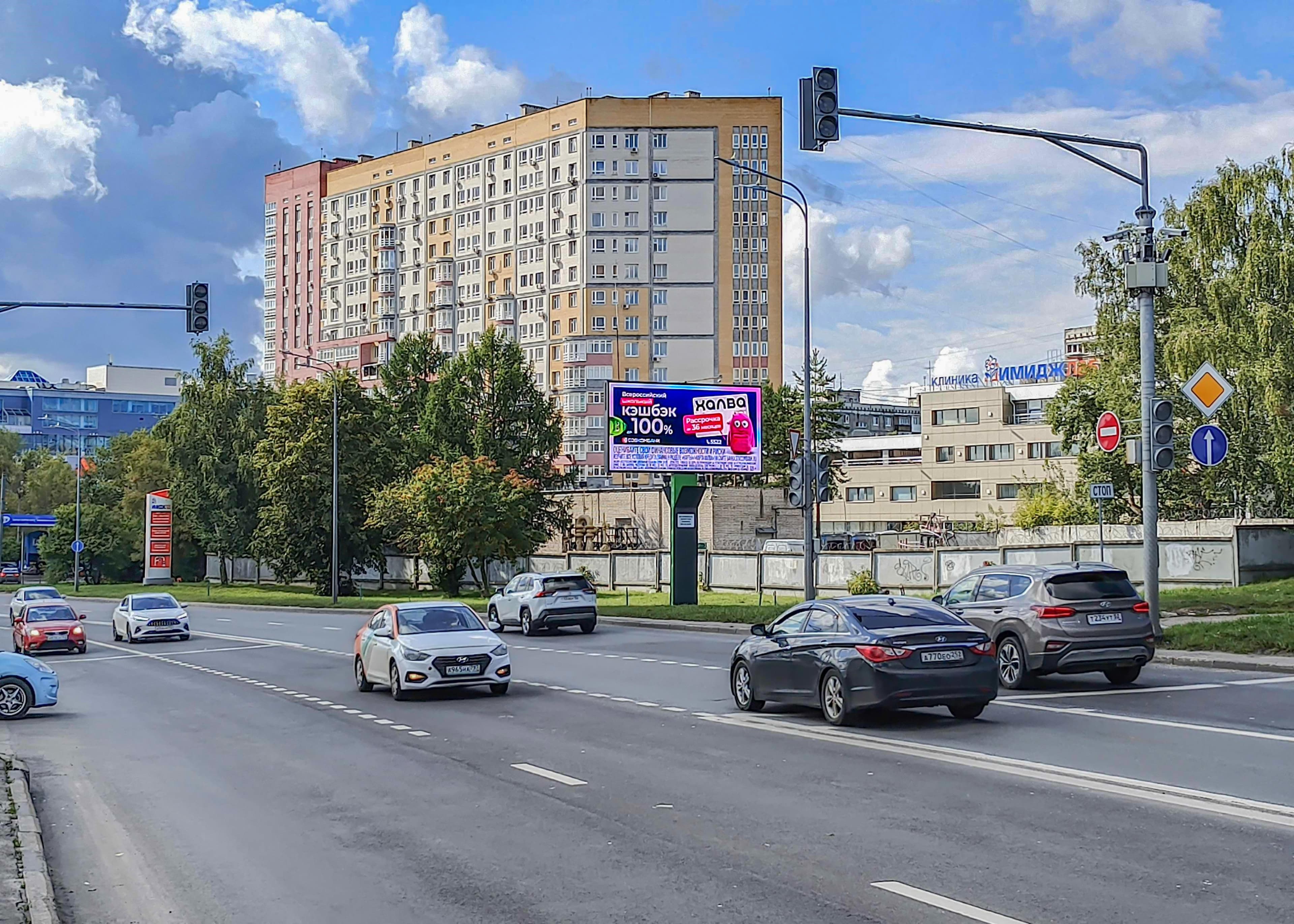 Казанское шоссе 6В напротив, (ТЦ "Фестиваль", а/с "БЦР Моторс"), сторона А1 Нижний Новгород. Казанское шоссе 6В напротив, (ТЦ "Фестиваль", а/с "БЦР Моторс"), сторона А1