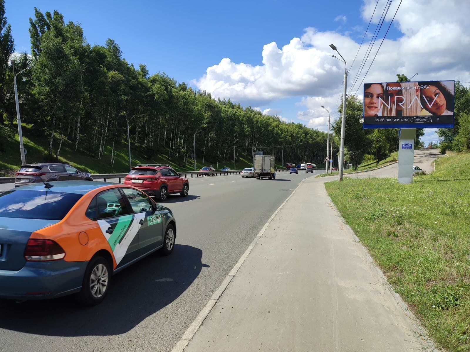 shit 3x6 Реклама 3x6 по адресу Ларина ул., съезд на Мызинский мост (Digital)