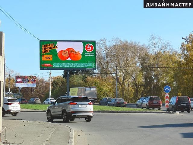Инженера Будагова пл., Обская ул., 2, сторона А1 Новосибирск. Инженера Будагова пл., Обская ул., 2, сторона А1