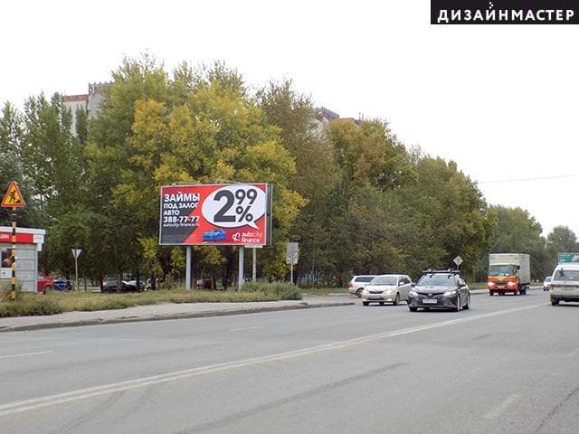 Троллейная ул., 152/2, АЗС "Трансервис", сторона Б Новосибирск. Троллейная ул., 152/2, АЗС "Трансервис", сторона Б