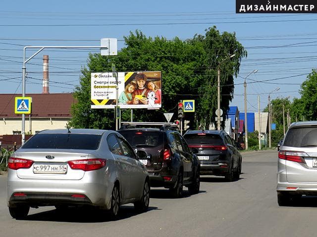 Кирова ул., 15-я Рабочая ул., сторона Б Омск. Кирова ул., 15-я Рабочая ул., сторона Б
