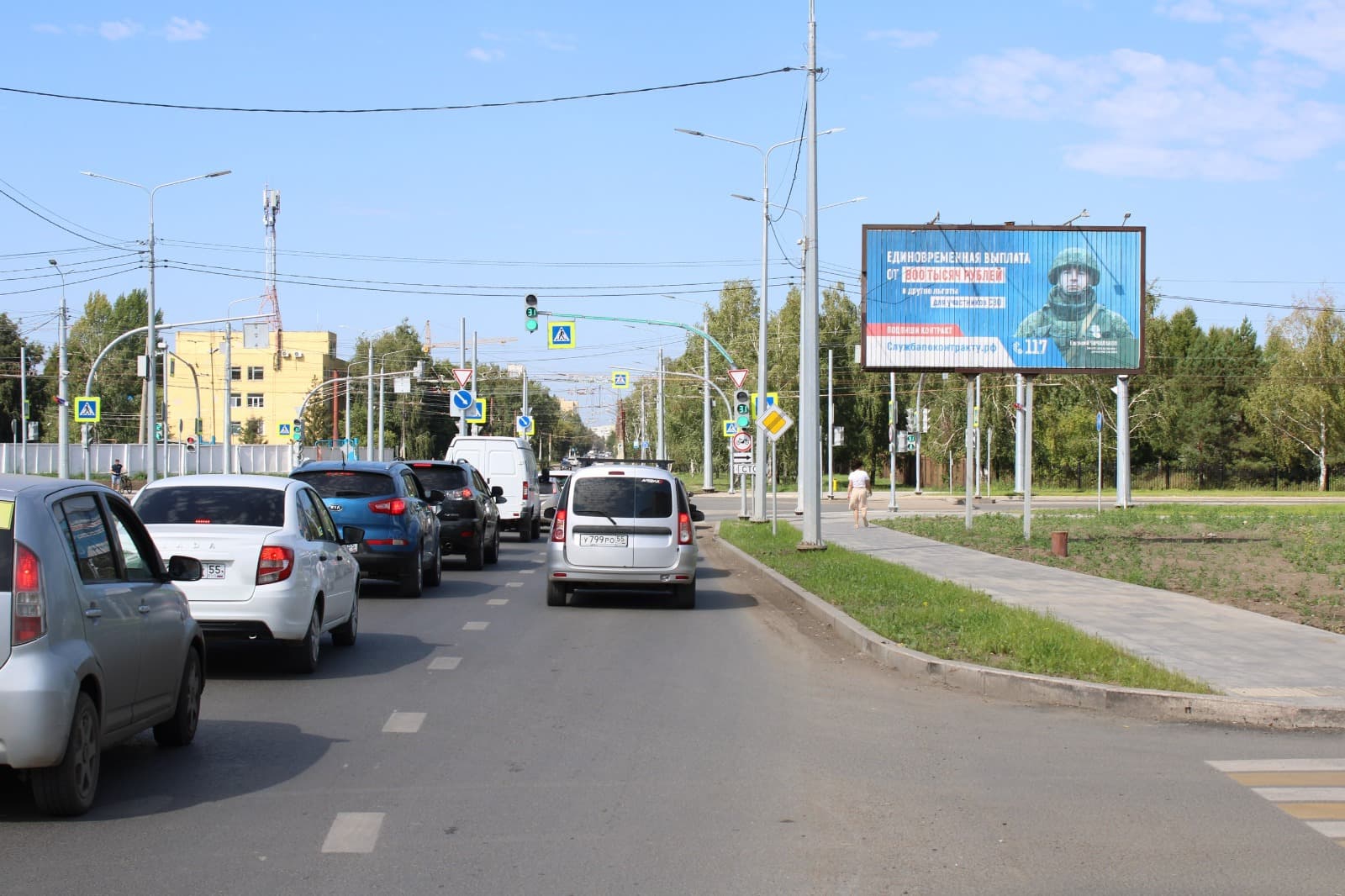 Ватутина/19\2 /Архитекторов бул., сторона А1 Омск. Ватутина/19\2 /Архитекторов бул., сторона А1