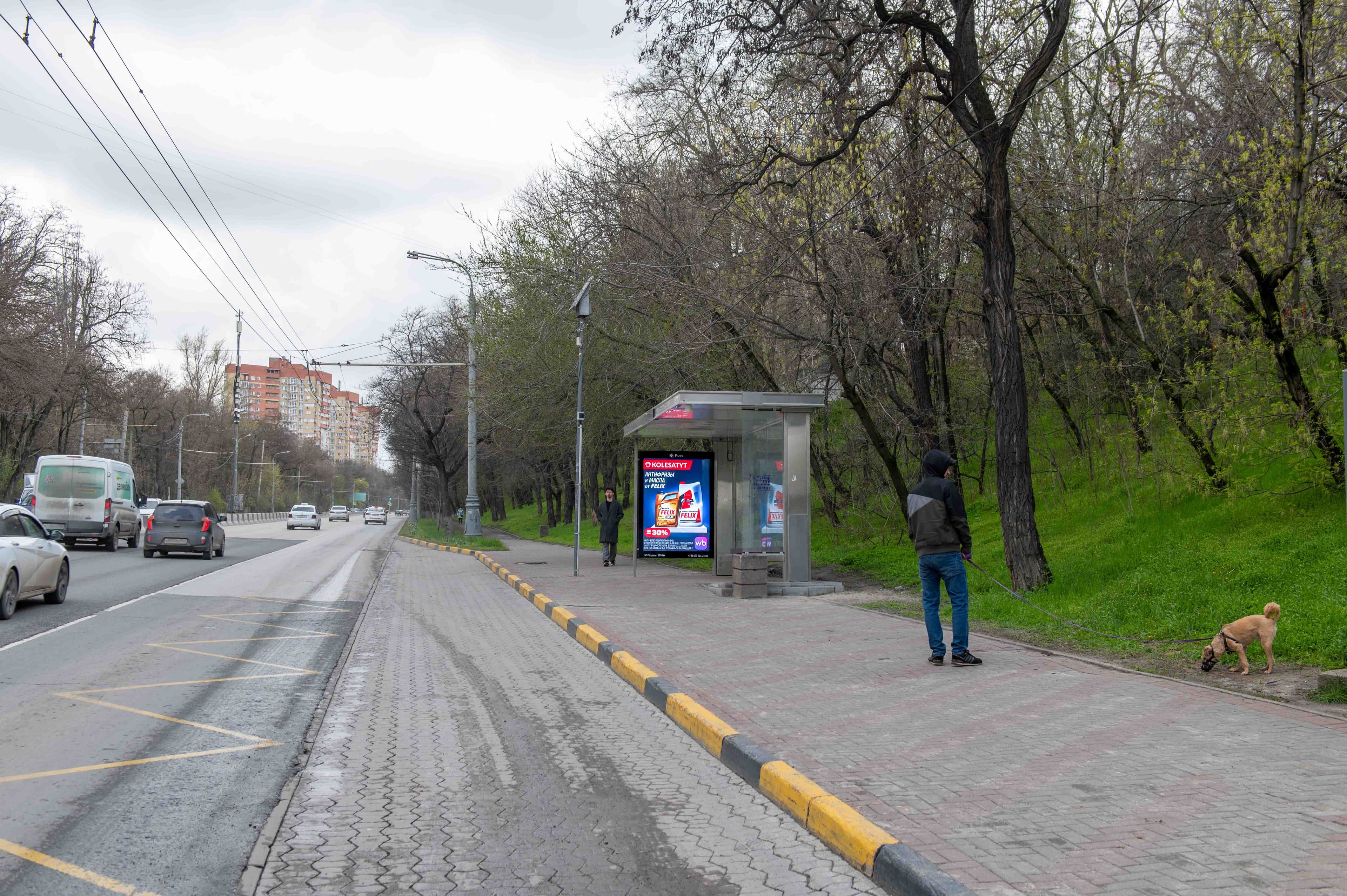Стачки проспект 13 напротив – ост. «Переходной мост», (светофор), сторона А1 Ростов-на-Дону. Стачки проспект 13 напротив – ост. «Переходной мост», (светофор), сторона А1